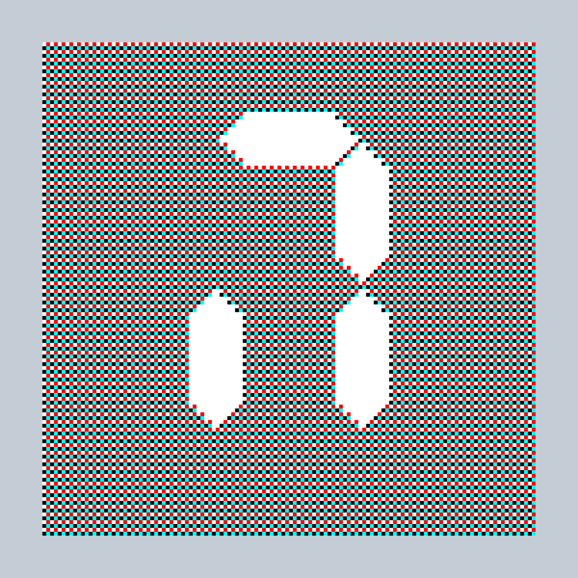 Art Blocks - Art Blocks v2 - 27-Bit Digital #756 - NFT # 21000756