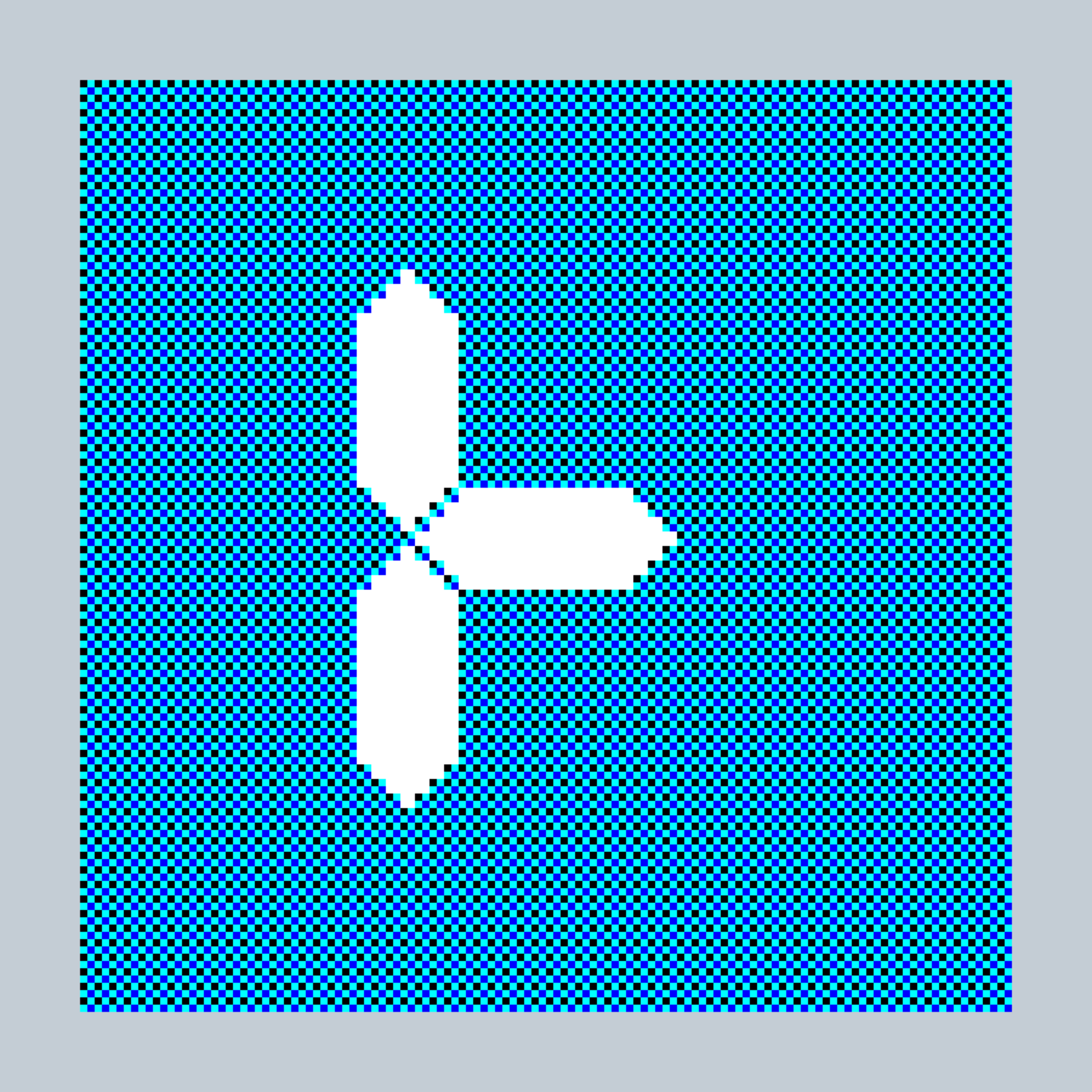 Art Blocks - Art Blocks v2 - 27-Bit Digital #757 - NFT # 21000757