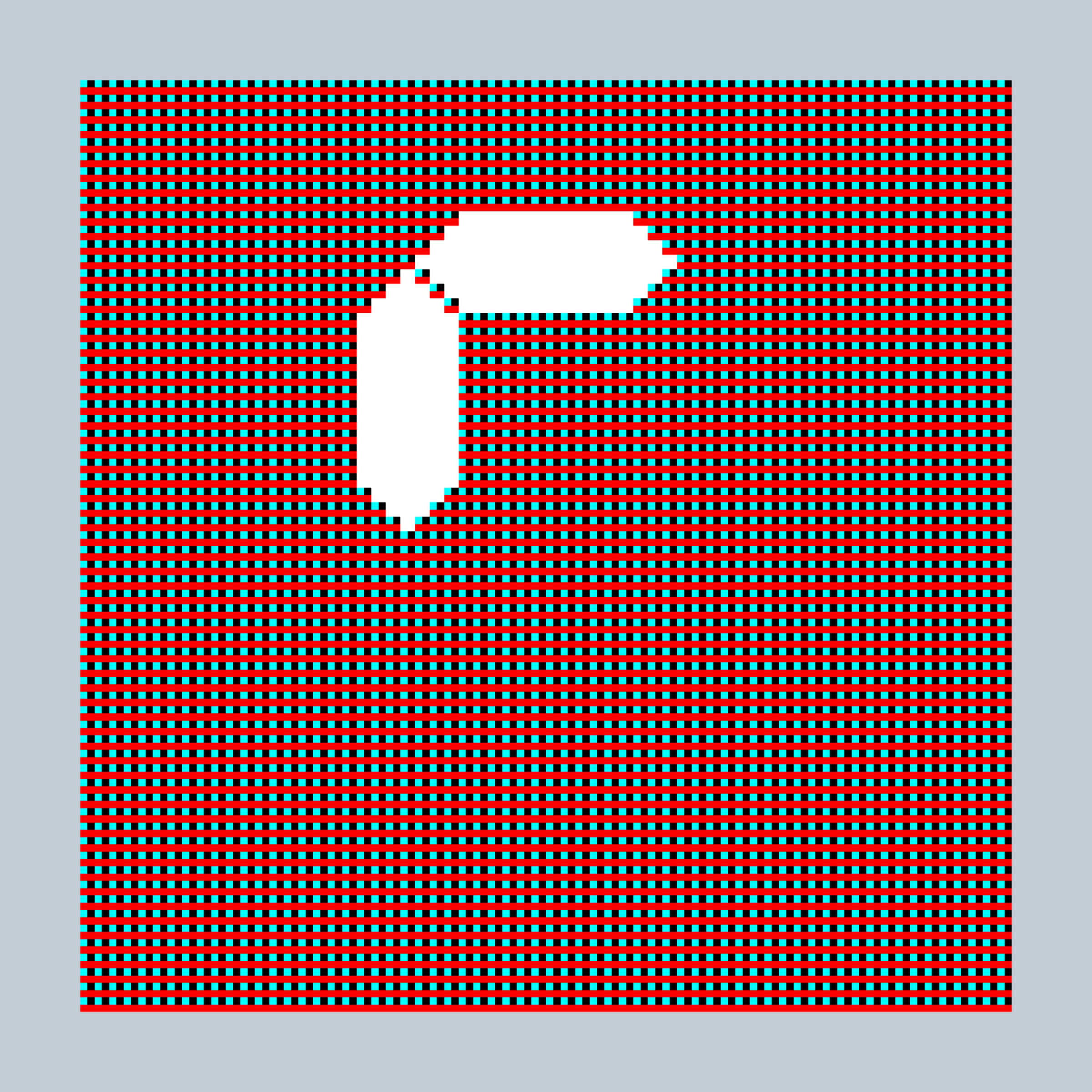 Art Blocks - Art Blocks v2 - 27-Bit Digital #758 - NFT # 21000758