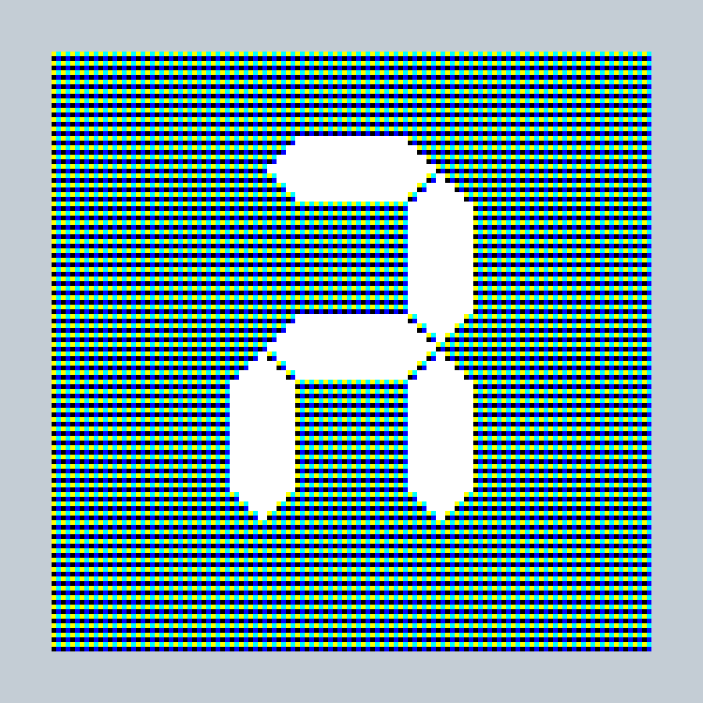 Art Blocks - Art Blocks v2 - 27-Bit Digital #762 - NFT # 21000762