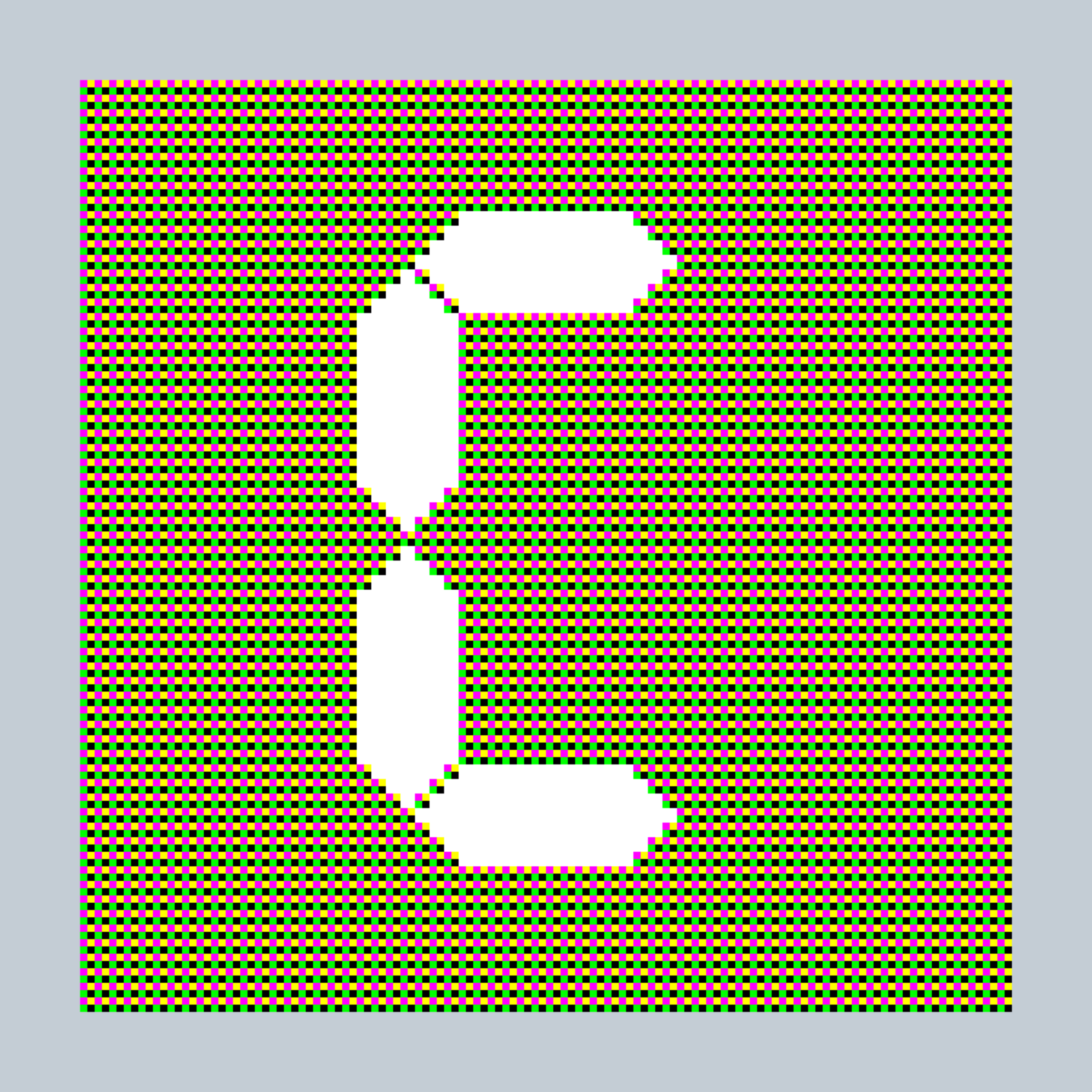 Art Blocks - Art Blocks v2 - 27-Bit Digital #773 - NFT # 21000773