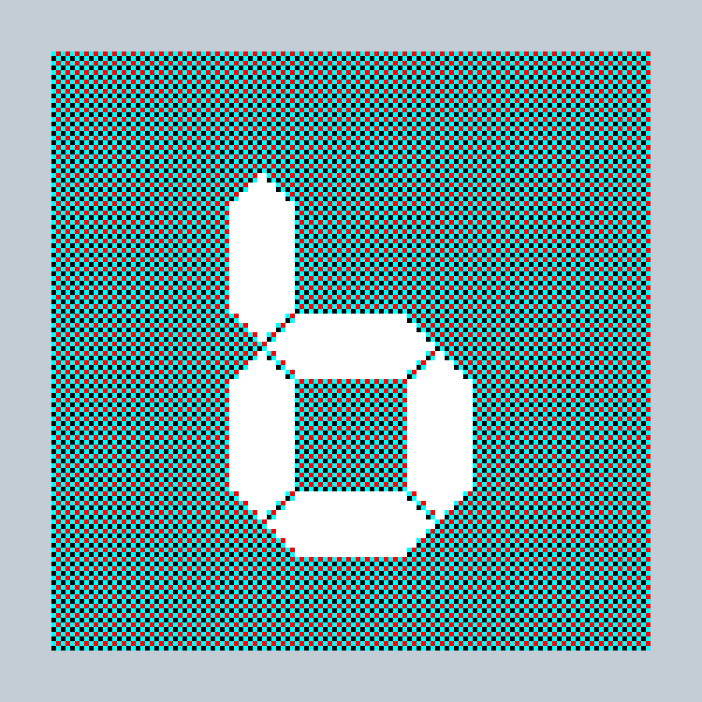 Art Blocks - Art Blocks v2 - 27-Bit Digital #774 - NFT # 21000774