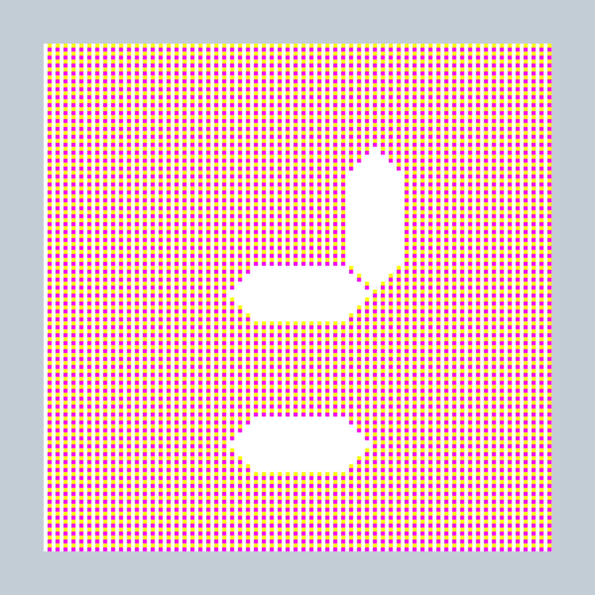 Art Blocks - Art Blocks v2 - 27-Bit Digital #778 - NFT # 21000778