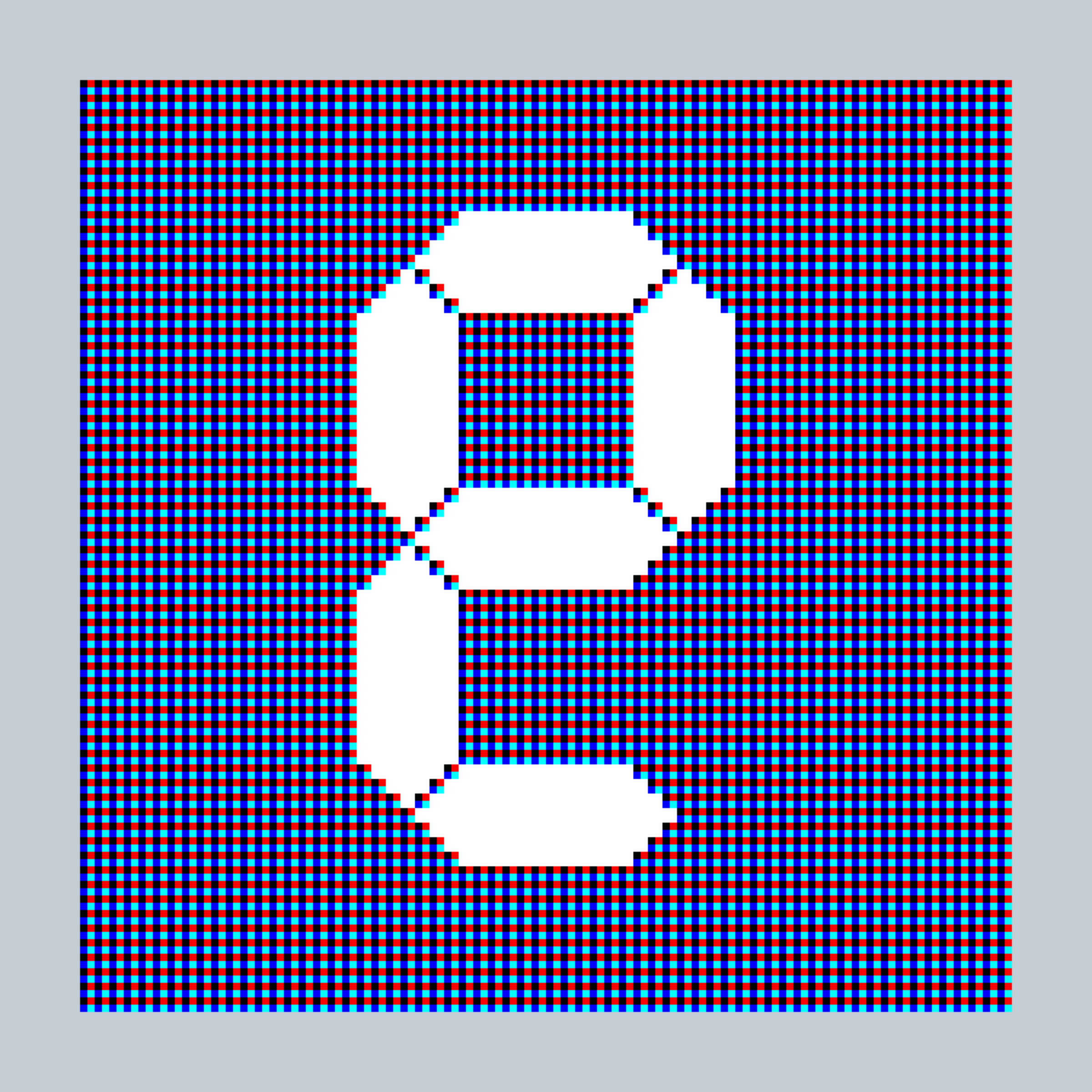 Art Blocks - Art Blocks v2 - 27-Bit Digital #785 - NFT # 21000785