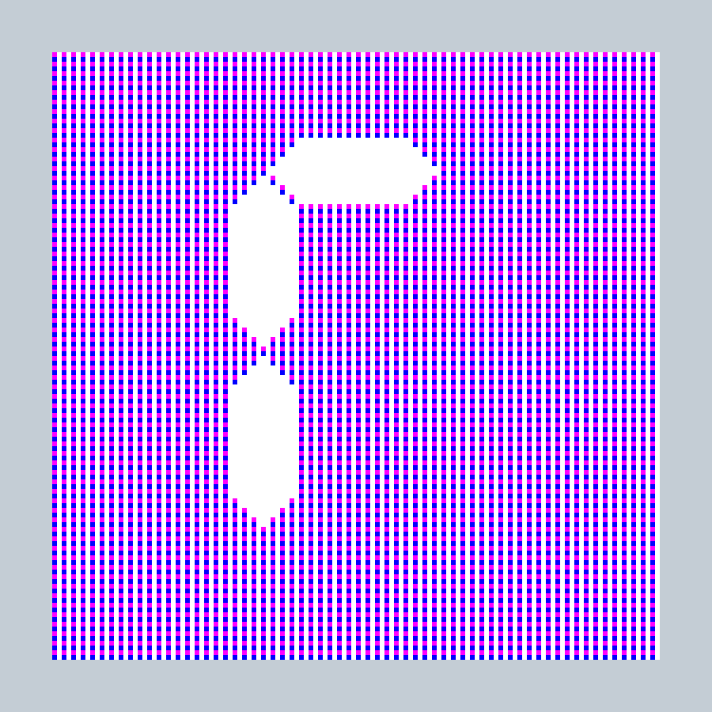 Art Blocks - Art Blocks v2 - 27-Bit Digital #787 - NFT # 21000787