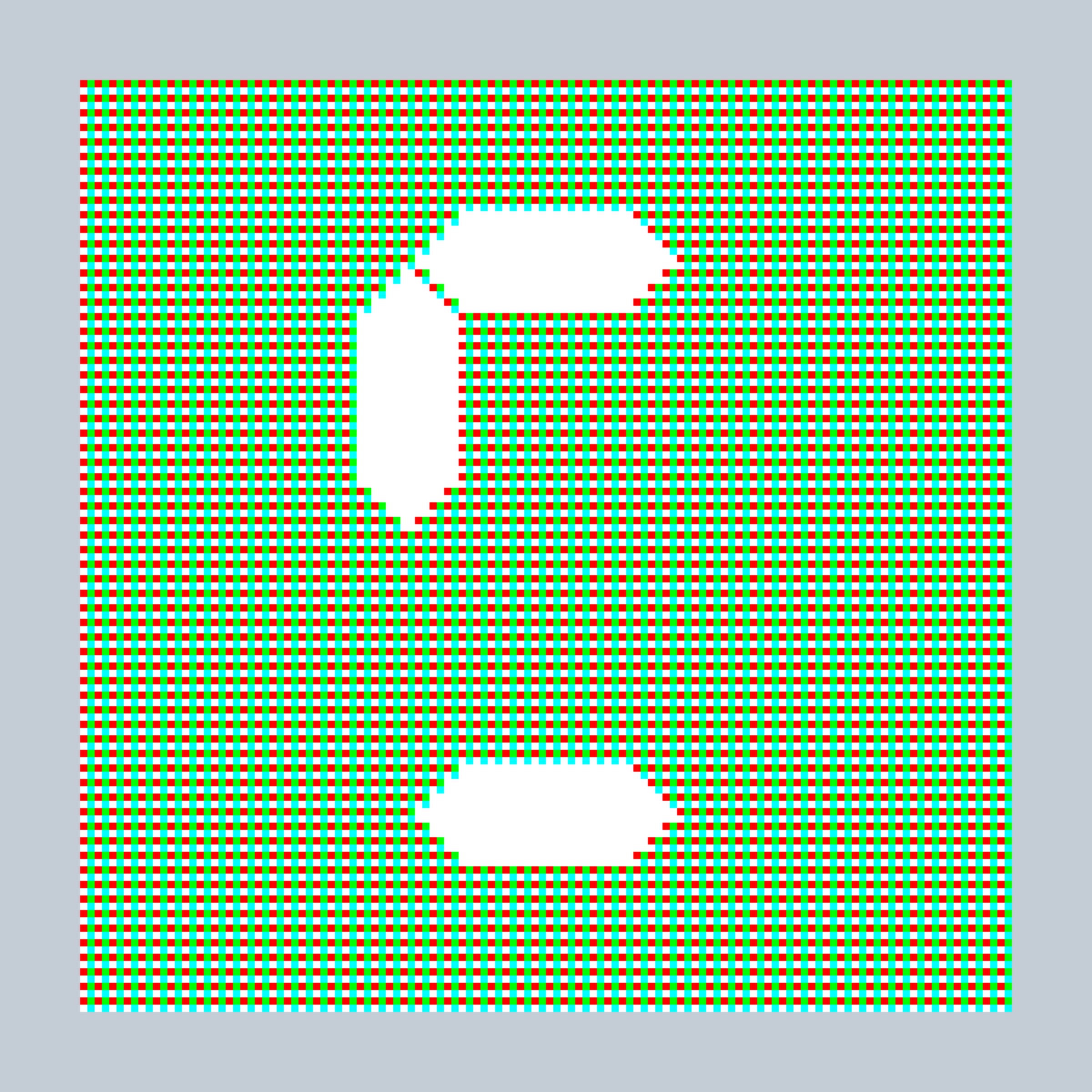 Art Blocks - Art Blocks v2 - 27-Bit Digital #792 - NFT # 21000792