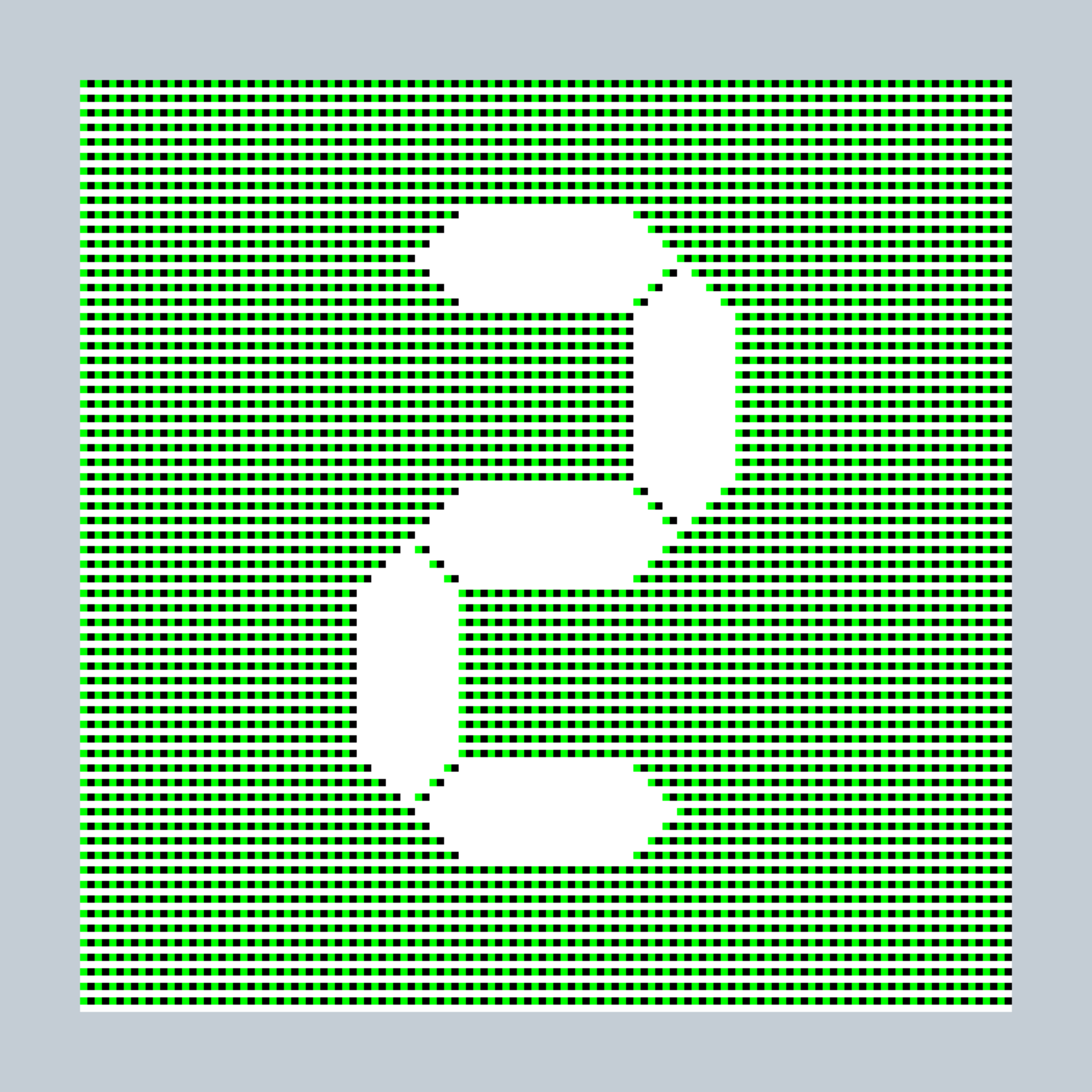 Art Blocks - Art Blocks v2 - 27-Bit Digital #798 - NFT # 21000798