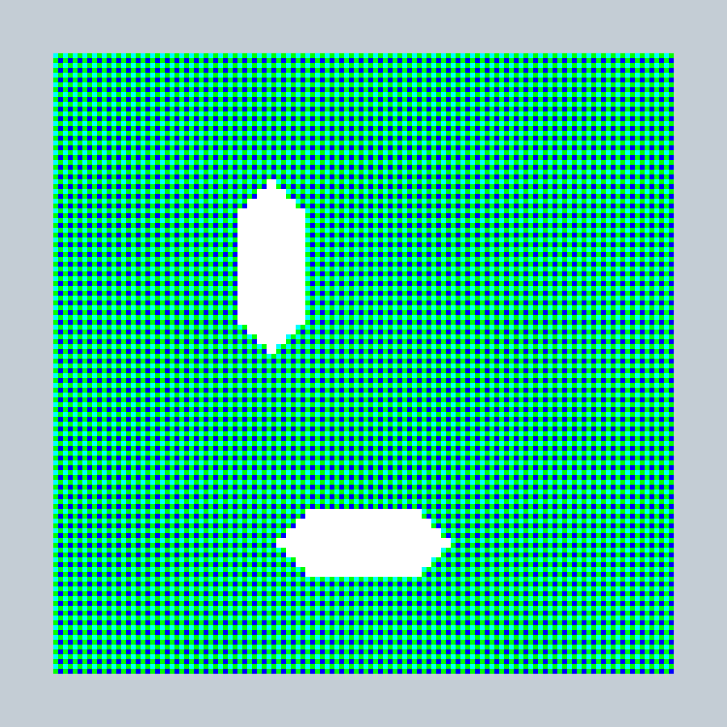 Art Blocks - Art Blocks v2 - 27-Bit Digital #802 - NFT # 21000802