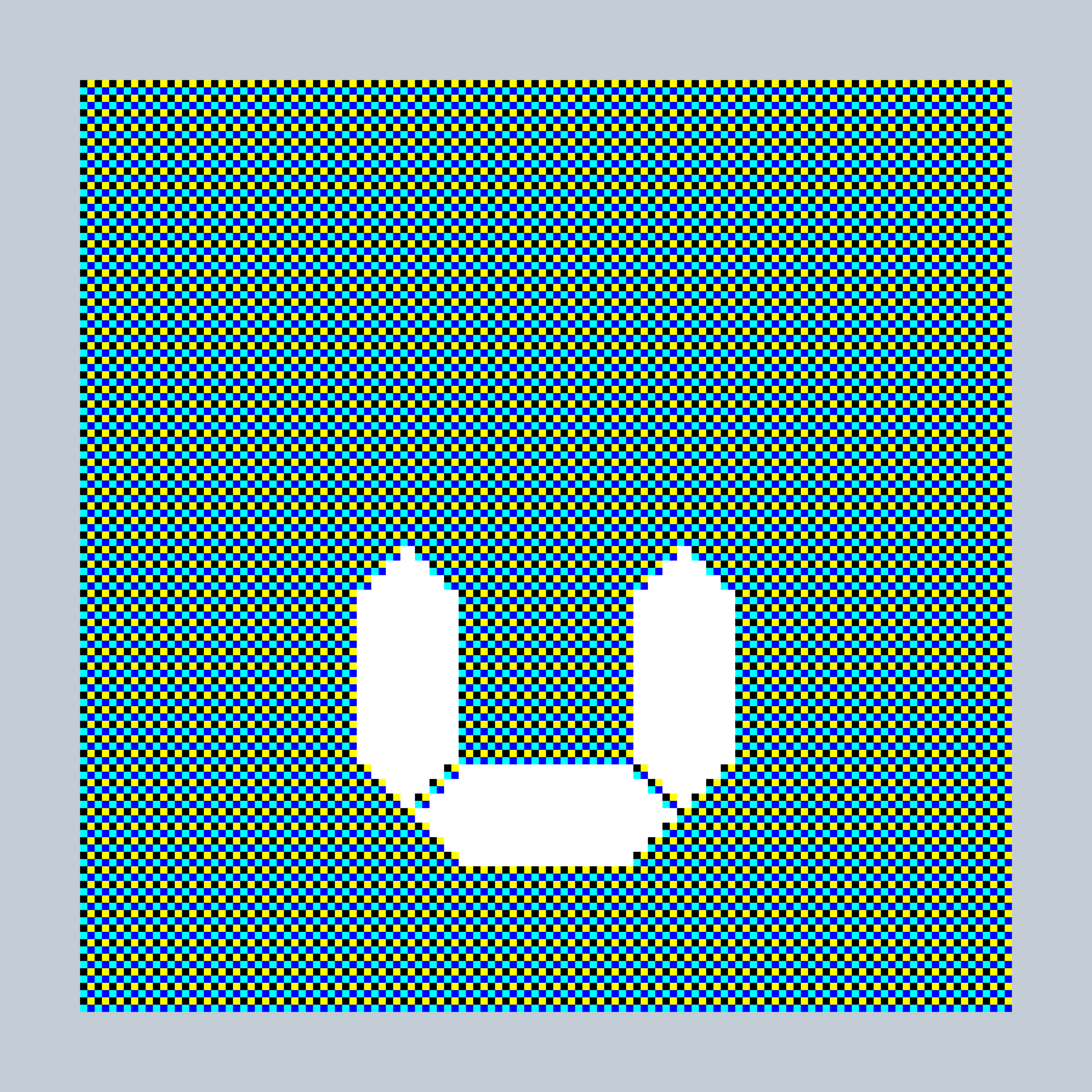 Art Blocks - Art Blocks v2 - 27-Bit Digital #804 - NFT # 21000804