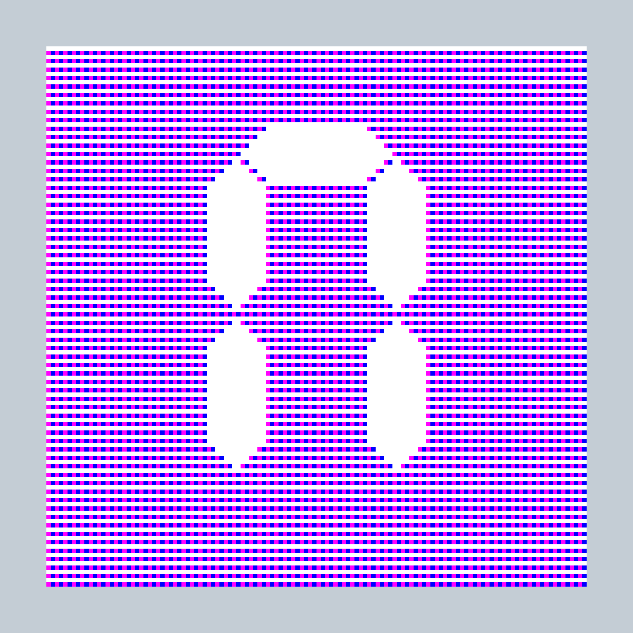 Art Blocks - Art Blocks v2 - 27-Bit Digital #805 - NFT # 21000805