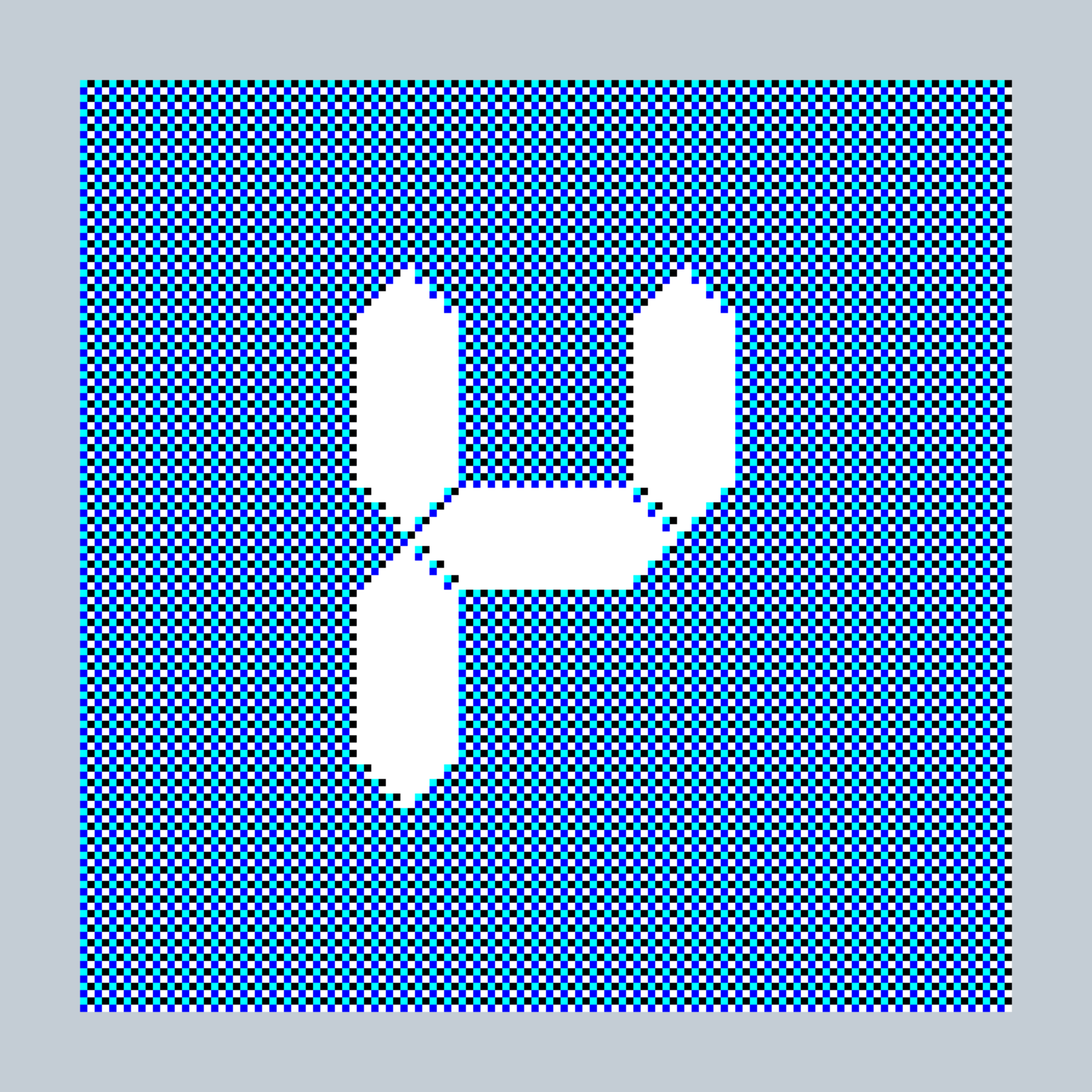 Art Blocks - Art Blocks v2 - 27-Bit Digital #807 - NFT # 21000807