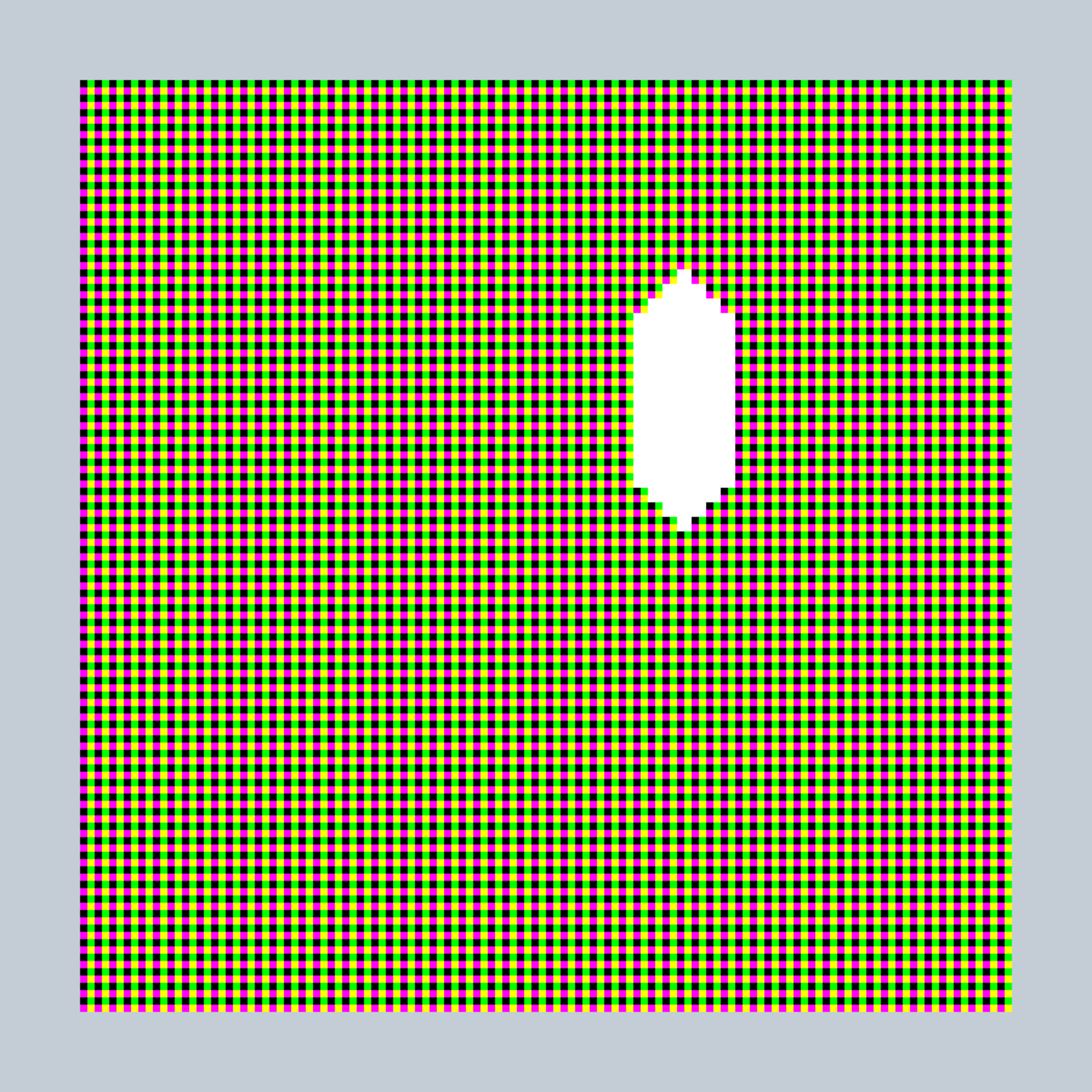 Art Blocks - Art Blocks v2 - 27-Bit Digital #809 - NFT # 21000809