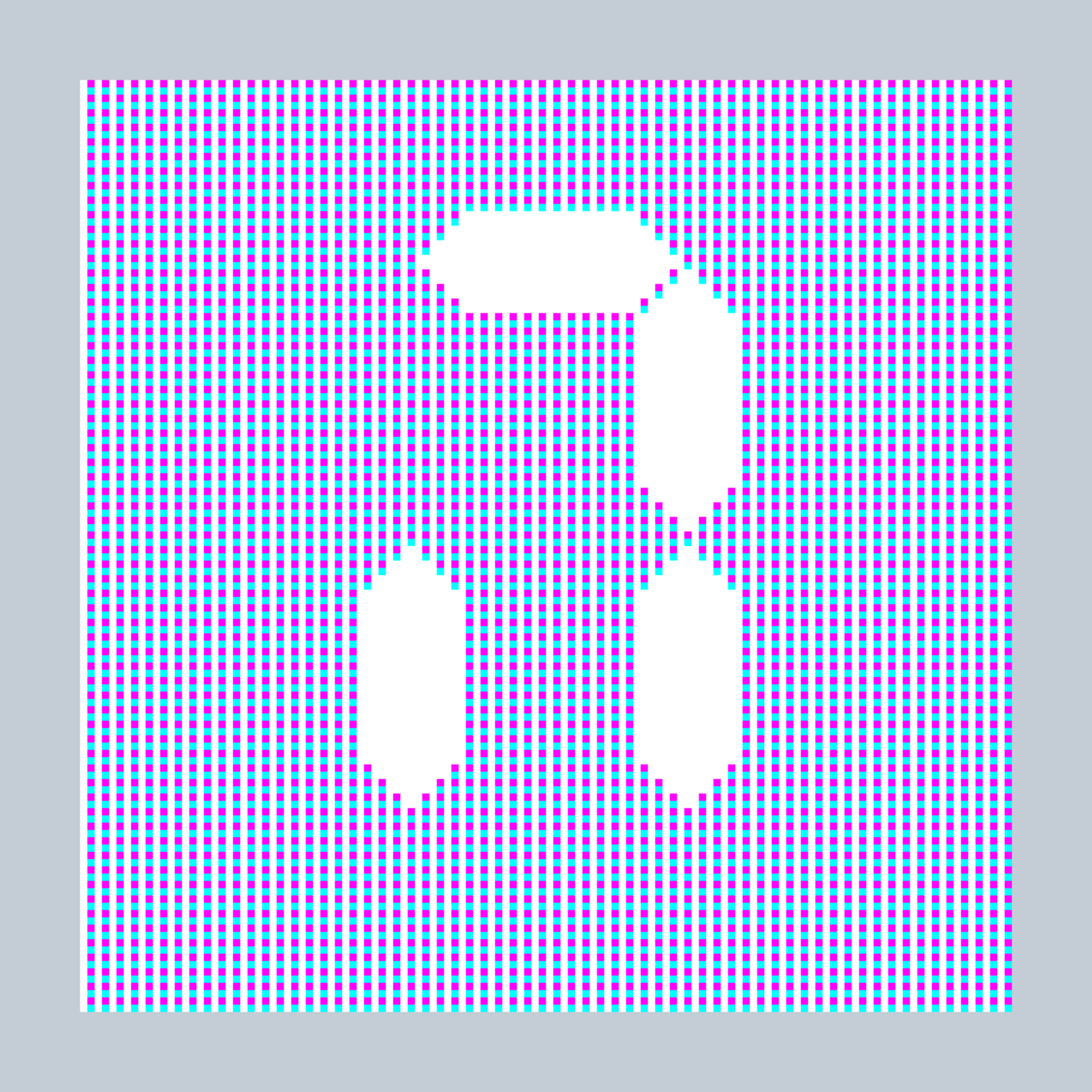 Art Blocks - Art Blocks v2 - 27-Bit Digital #827 - NFT # 21000827