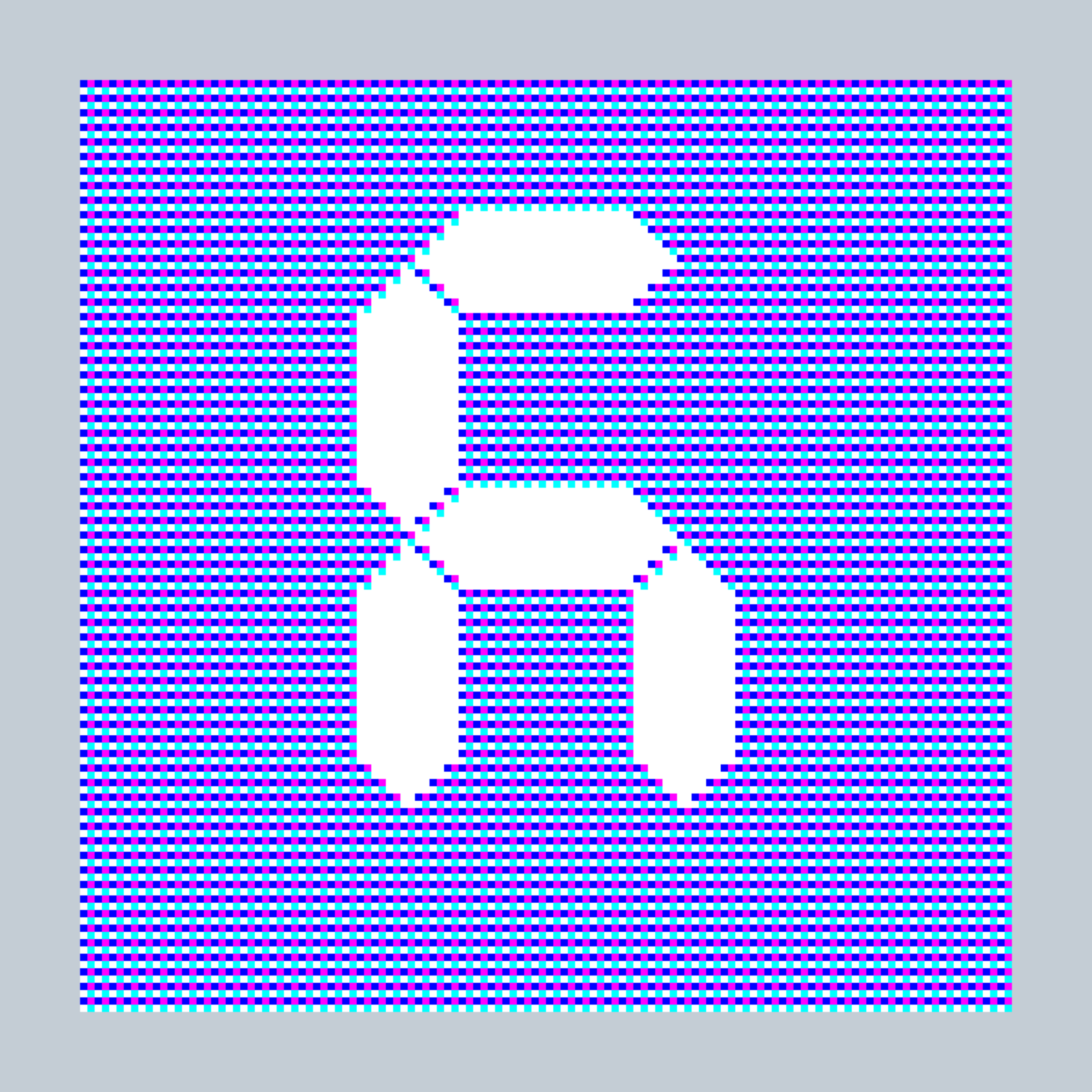 Art Blocks - Art Blocks v2 - 27-Bit Digital #831 - NFT # 21000831