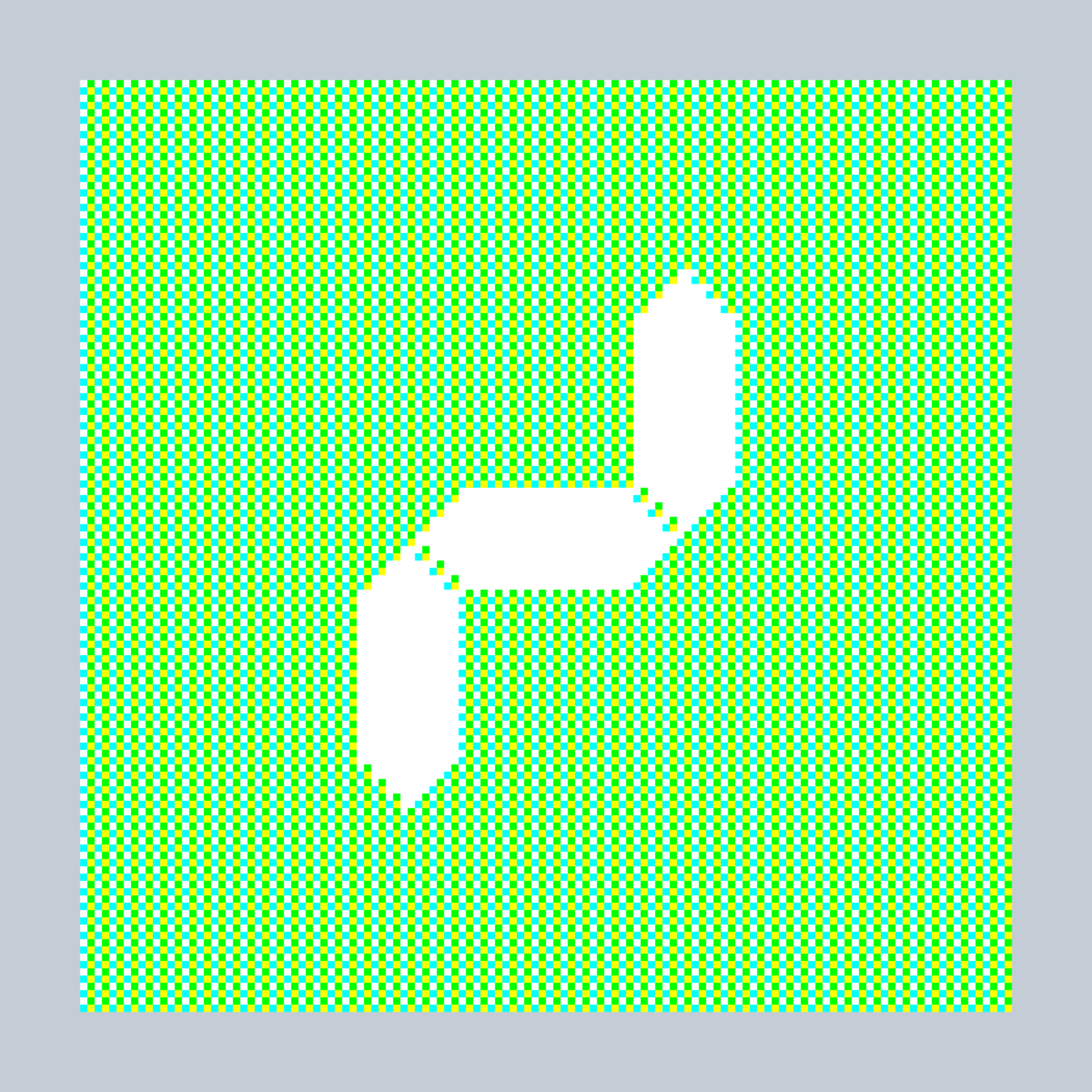 Art Blocks - Art Blocks v2 - 27-Bit Digital #832 - NFT # 21000832