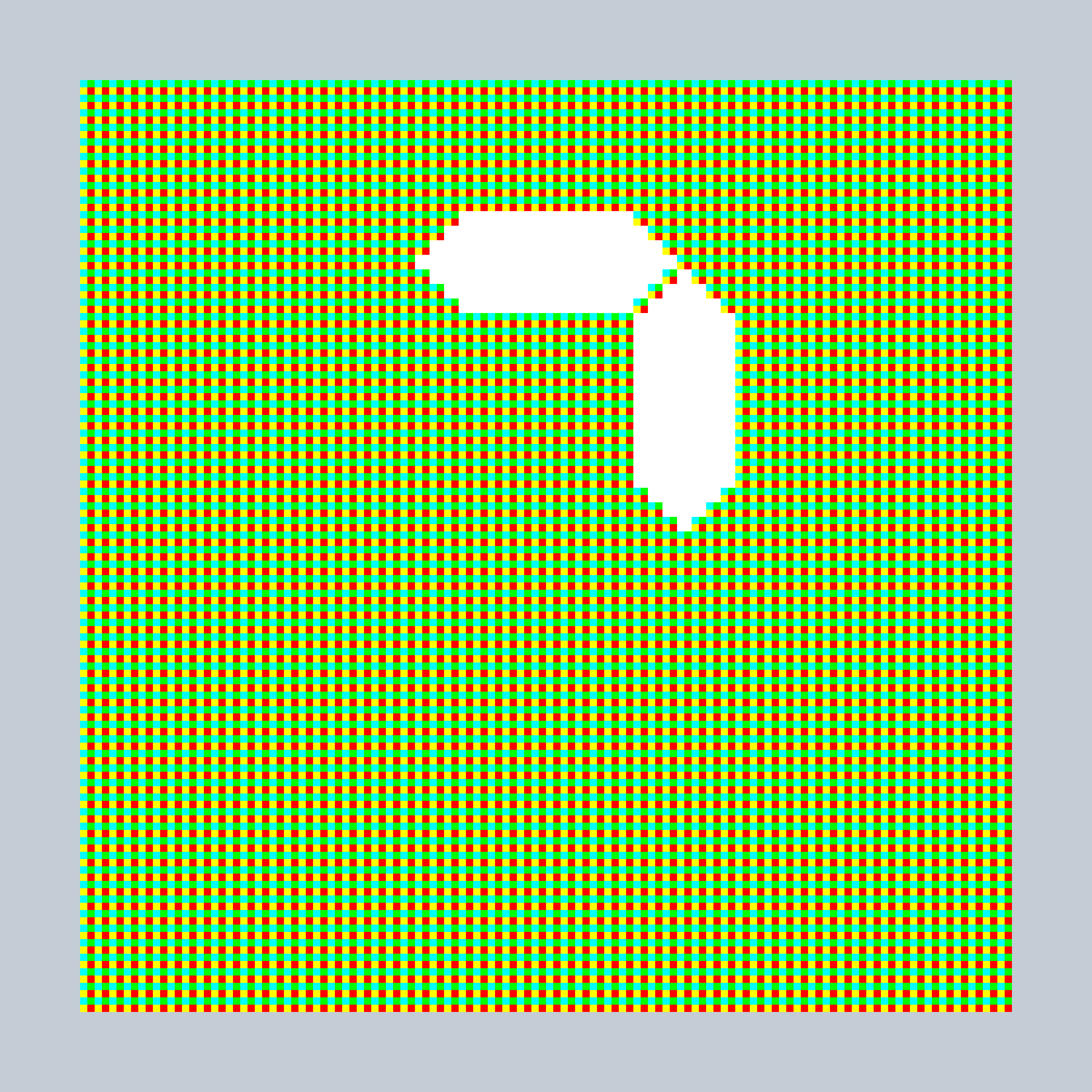 Art Blocks - Art Blocks v2 - 27-Bit Digital #847 - NFT # 21000847