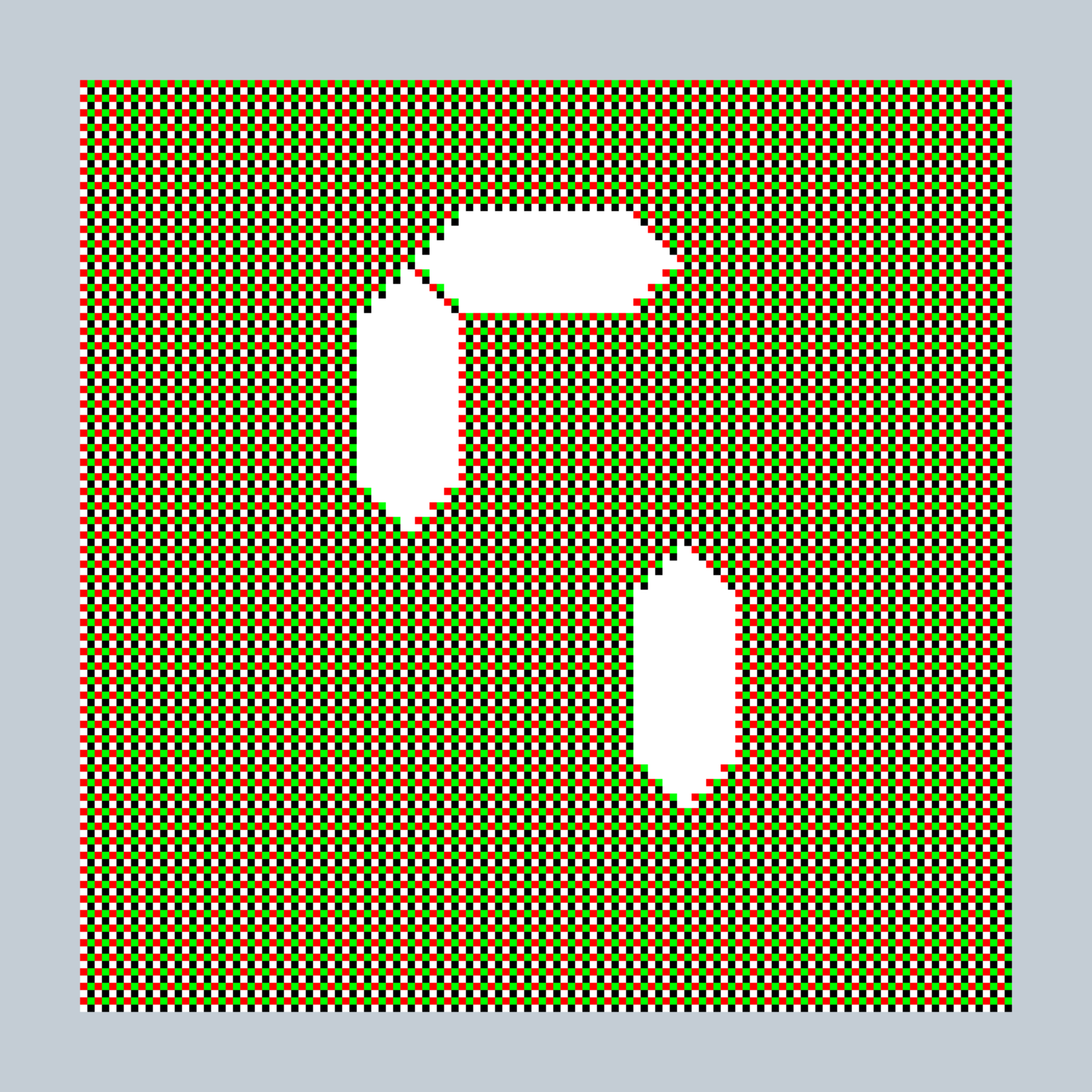 Art Blocks - Art Blocks v2 - 27-Bit Digital #851 - NFT # 21000851