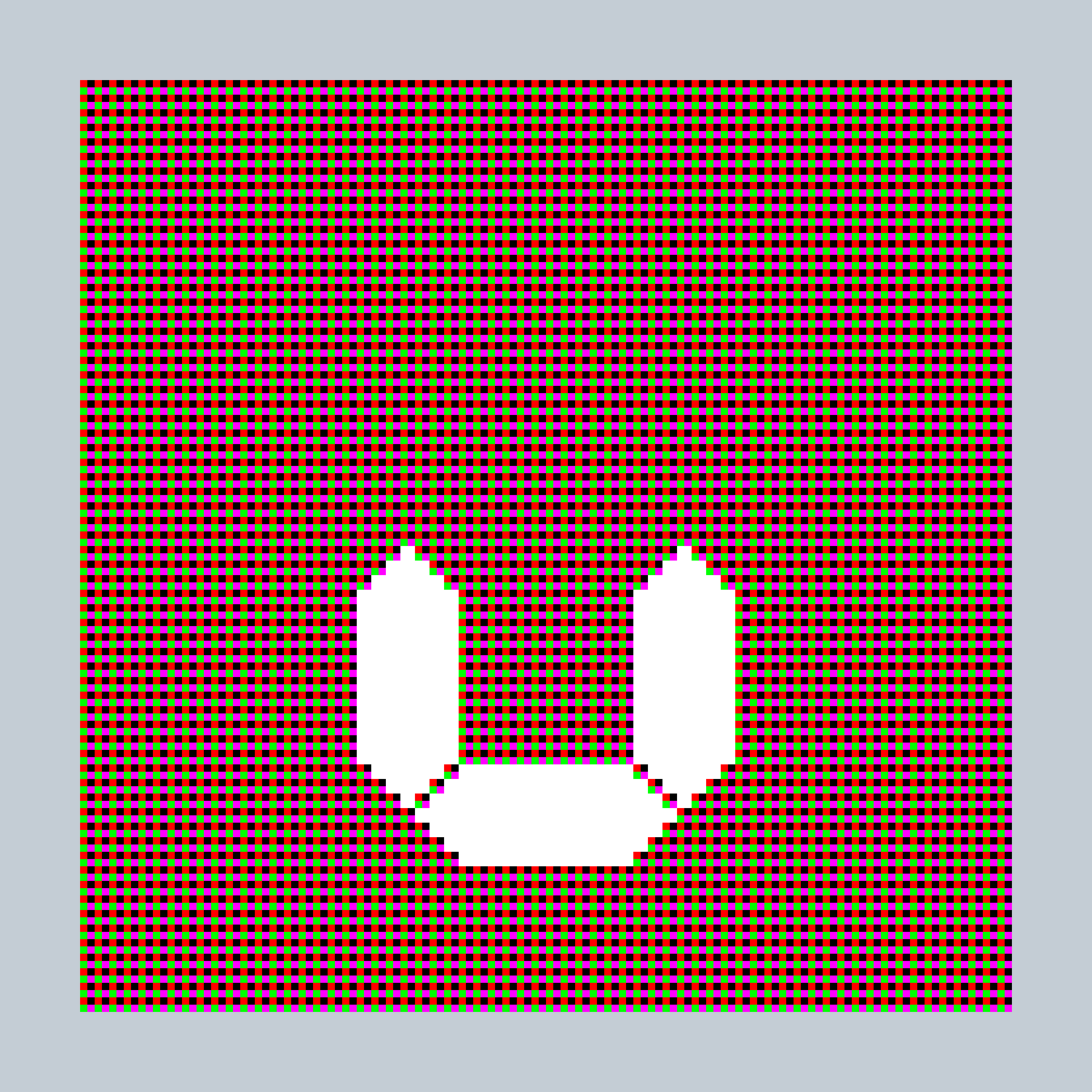 Art Blocks - Art Blocks v2 - 27-Bit Digital #852 - NFT # 21000852