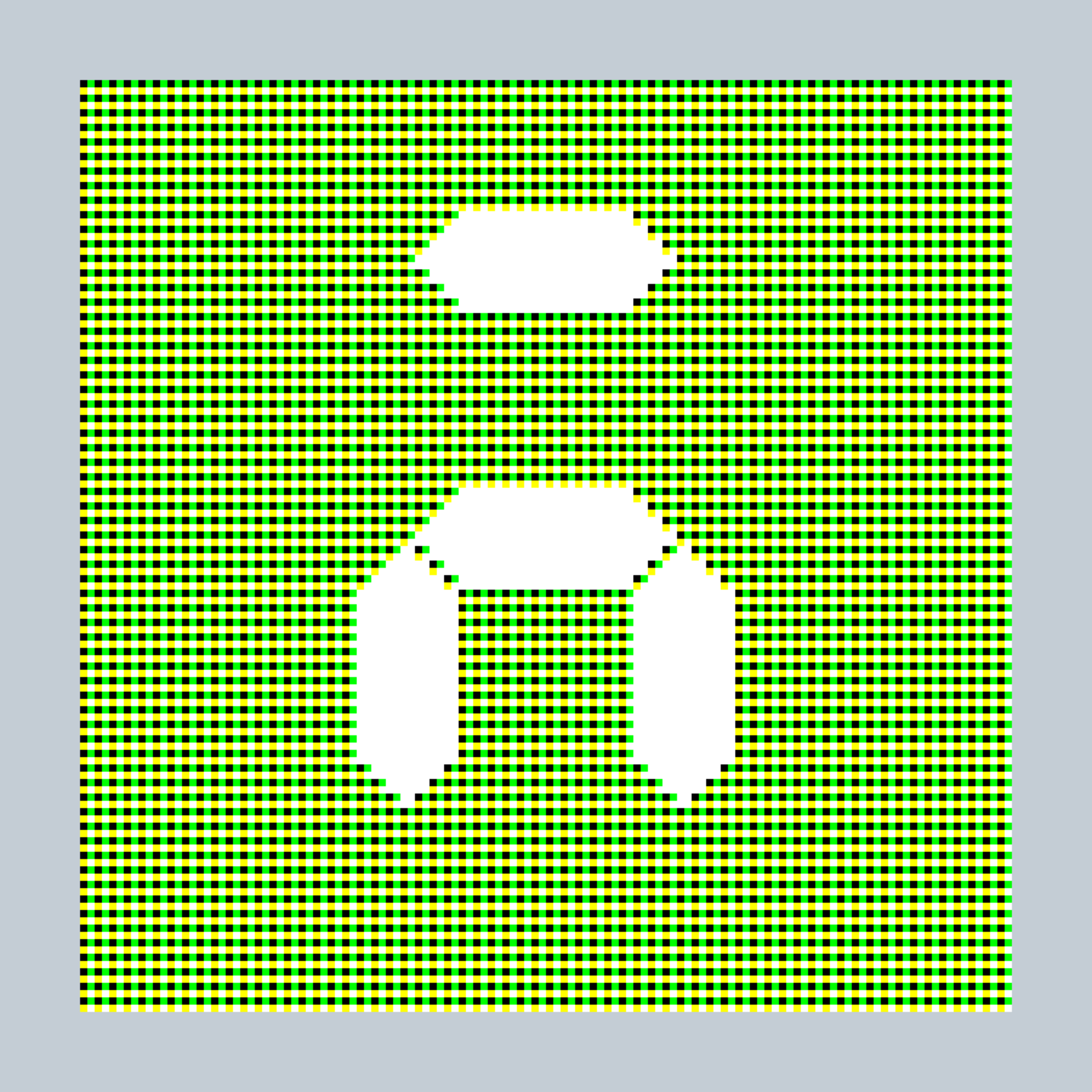 Art Blocks - Art Blocks v2 - 27-Bit Digital #853 - NFT # 21000853