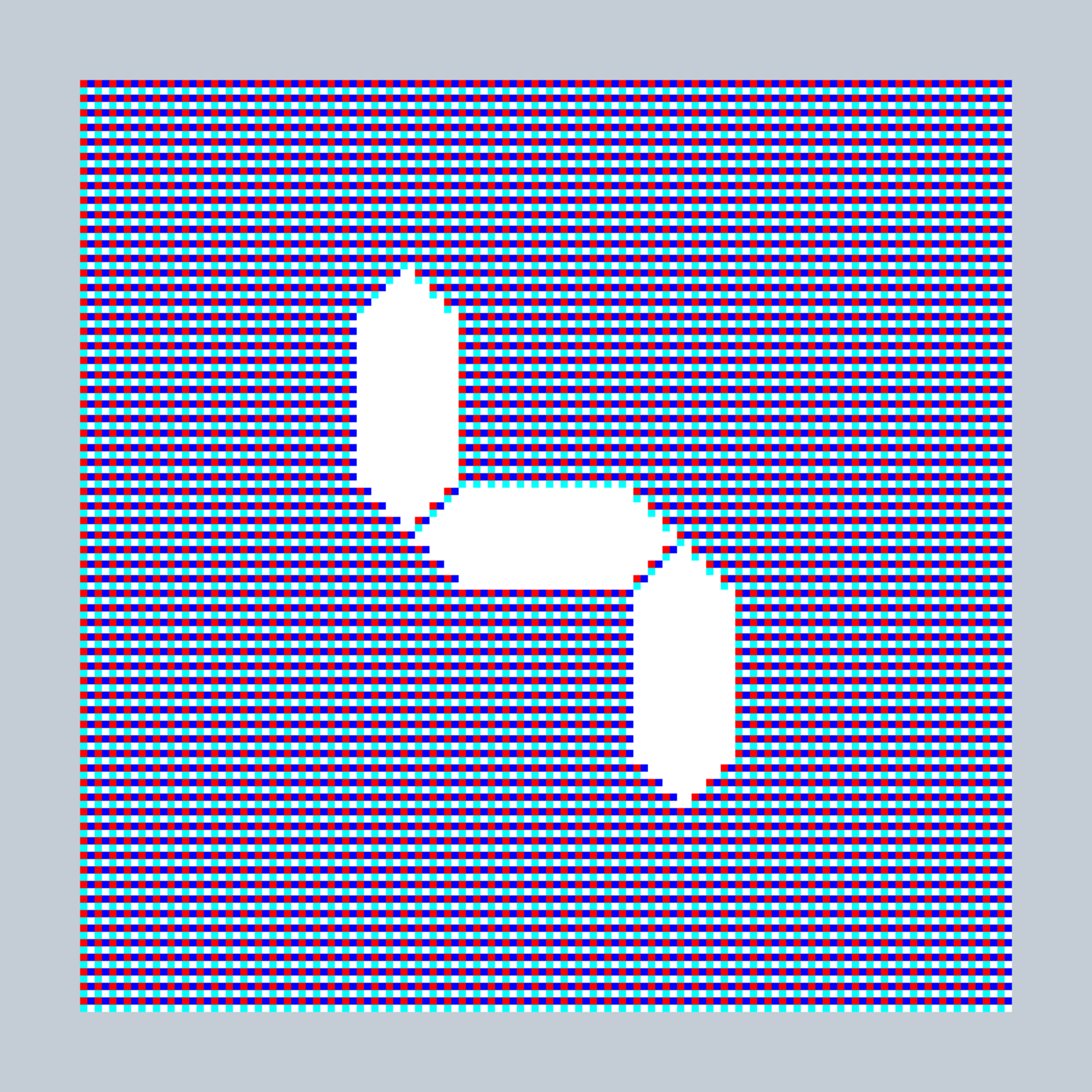 Art Blocks - Art Blocks v2 - 27-Bit Digital #854 - NFT # 21000854