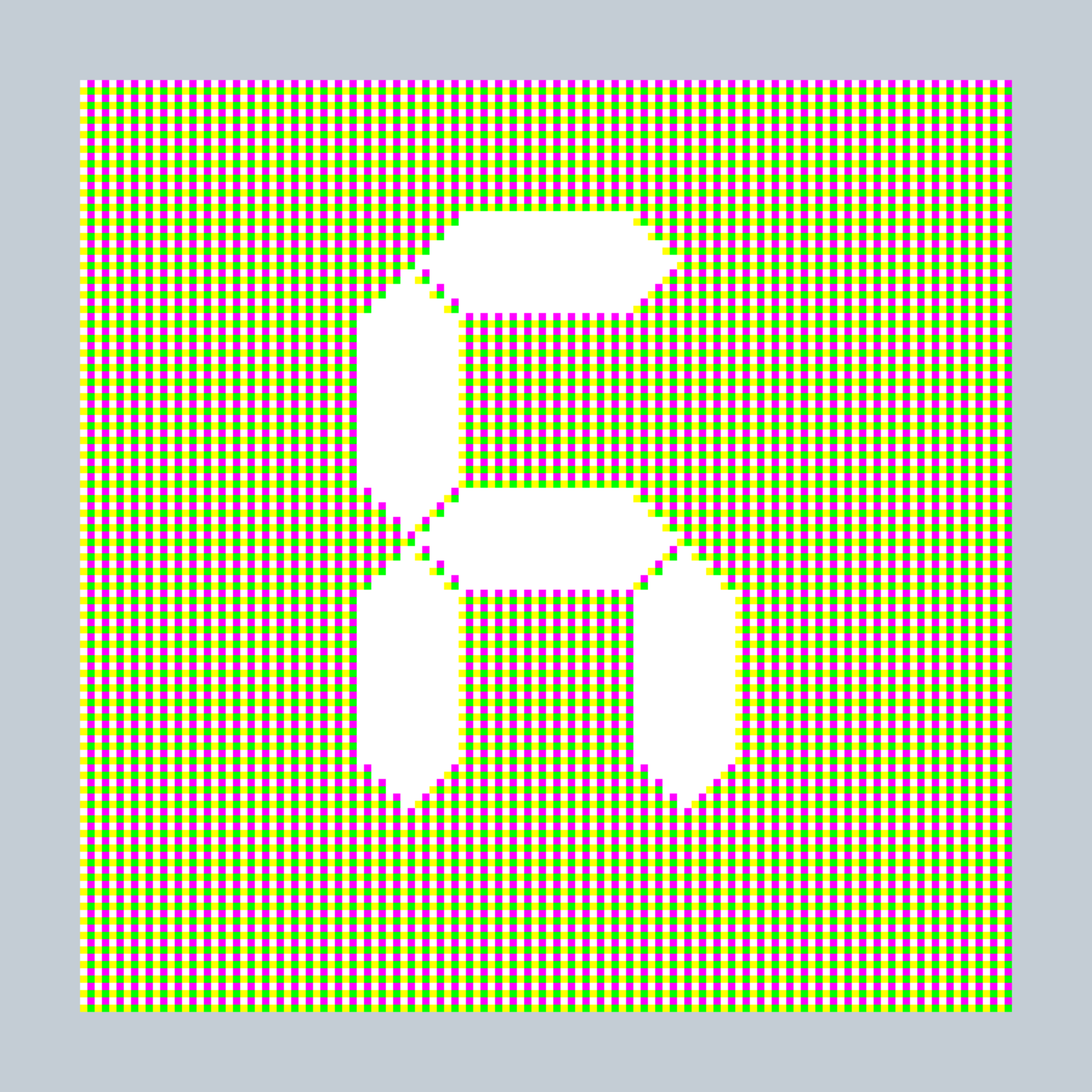 Art Blocks - Art Blocks v2 - 27-Bit Digital #855 - NFT # 21000855