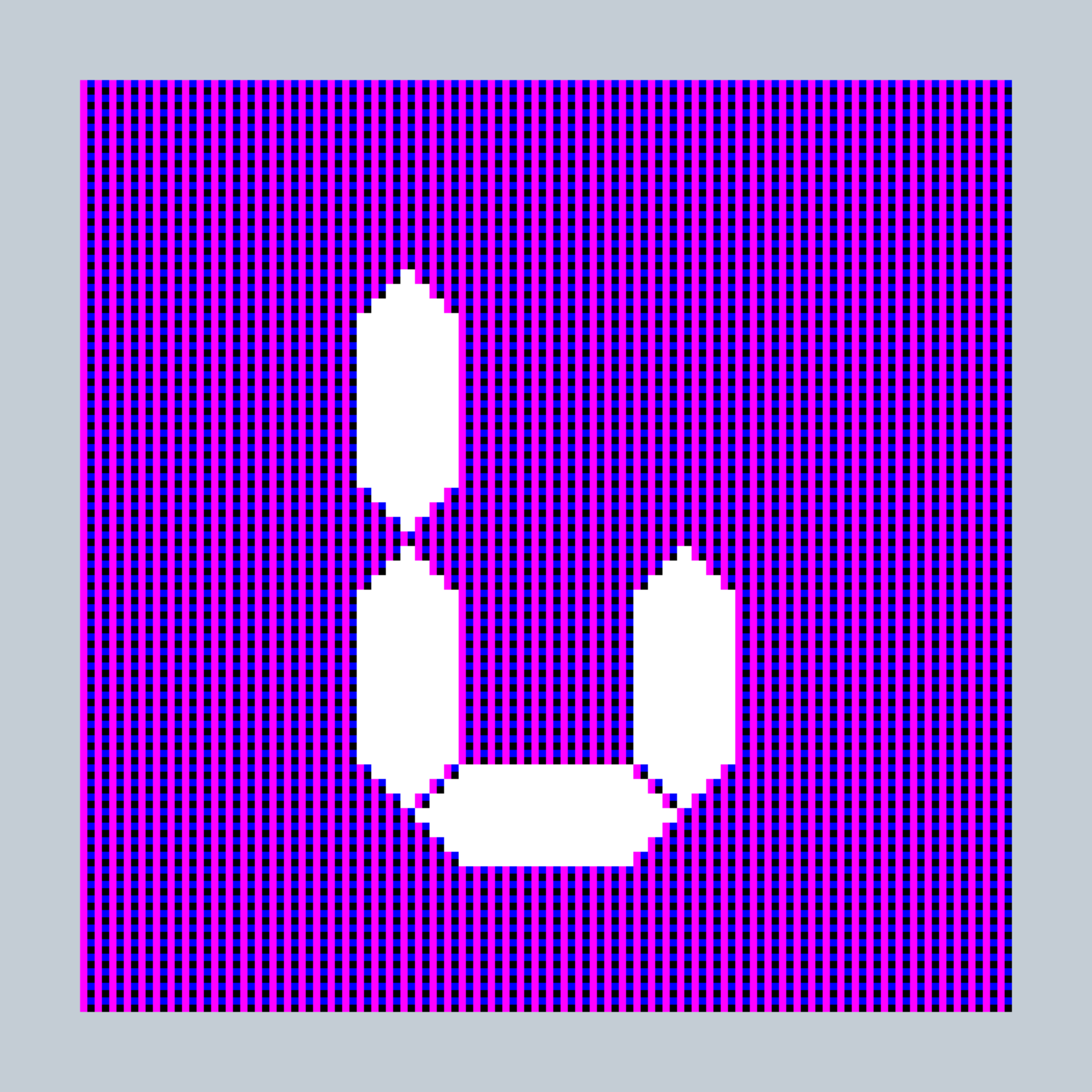 Art Blocks - Art Blocks v2 - 27-Bit Digital #858 - NFT # 21000858