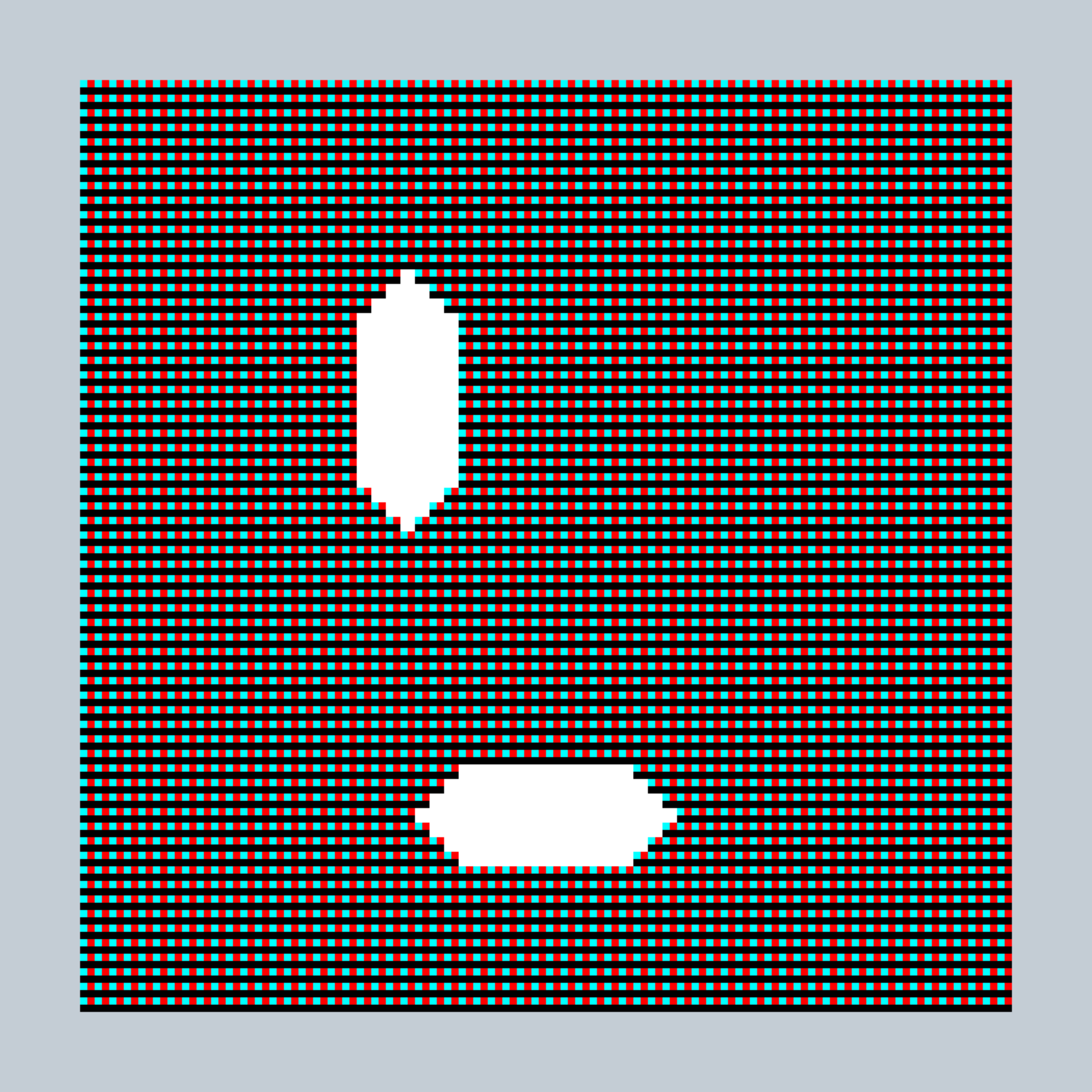 Art Blocks - Art Blocks v2 - 27-Bit Digital #864 - NFT # 21000864