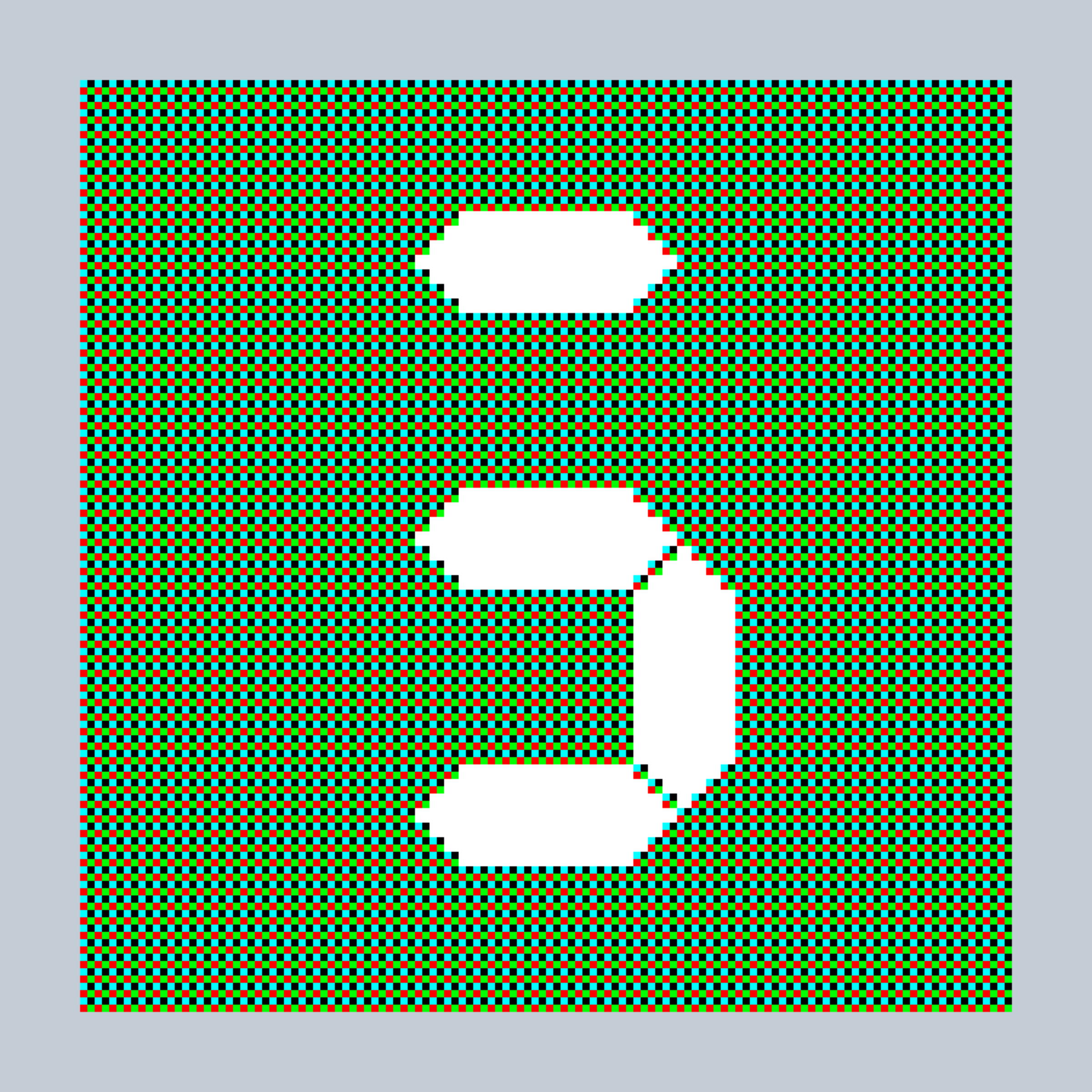 Art Blocks - Art Blocks v2 - 27-Bit Digital #865 - NFT # 21000865