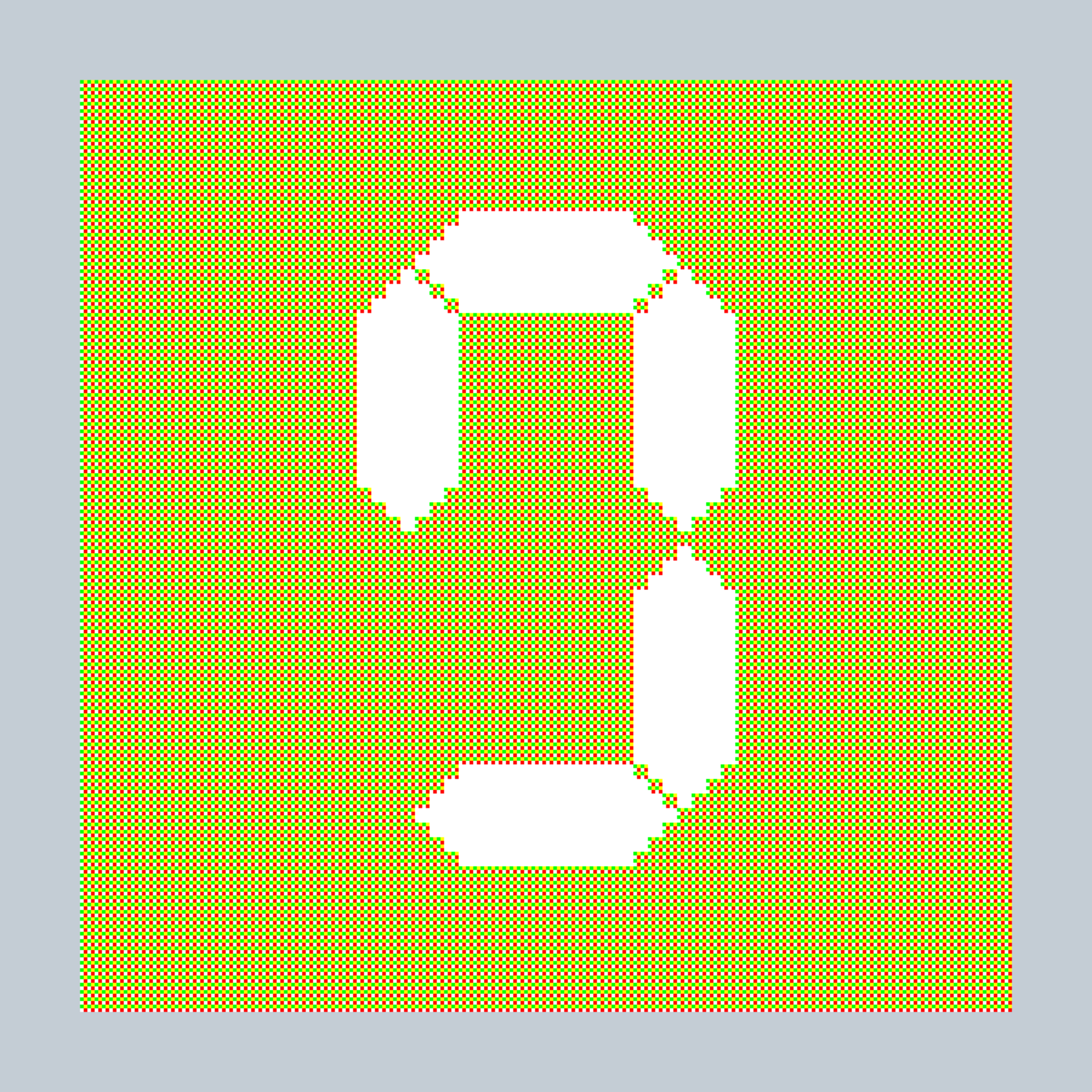 Art Blocks - Art Blocks v2 - 27-Bit Digital #873 - NFT # 21000873