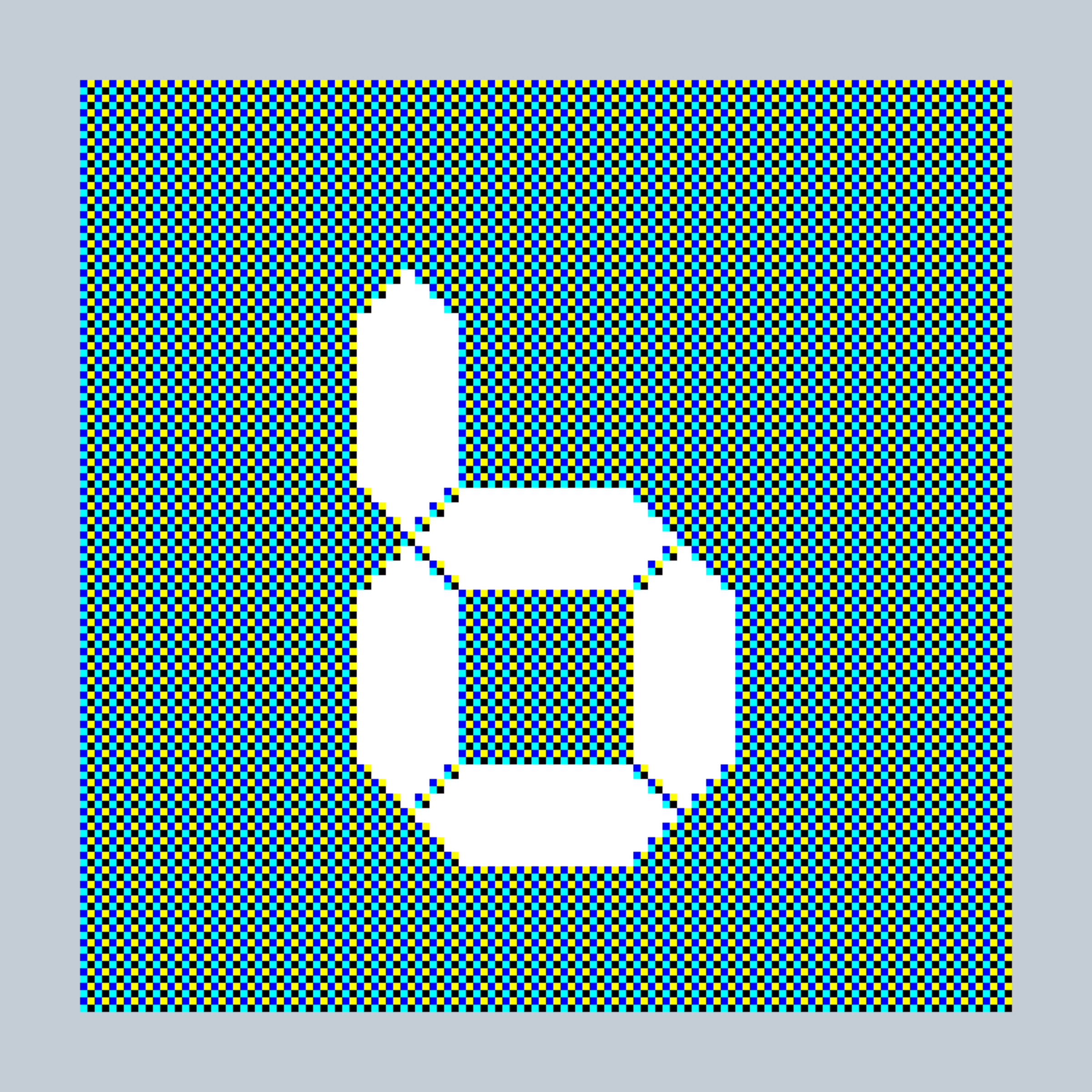 Art Blocks - Art Blocks v2 - 27-Bit Digital #874 - NFT # 21000874