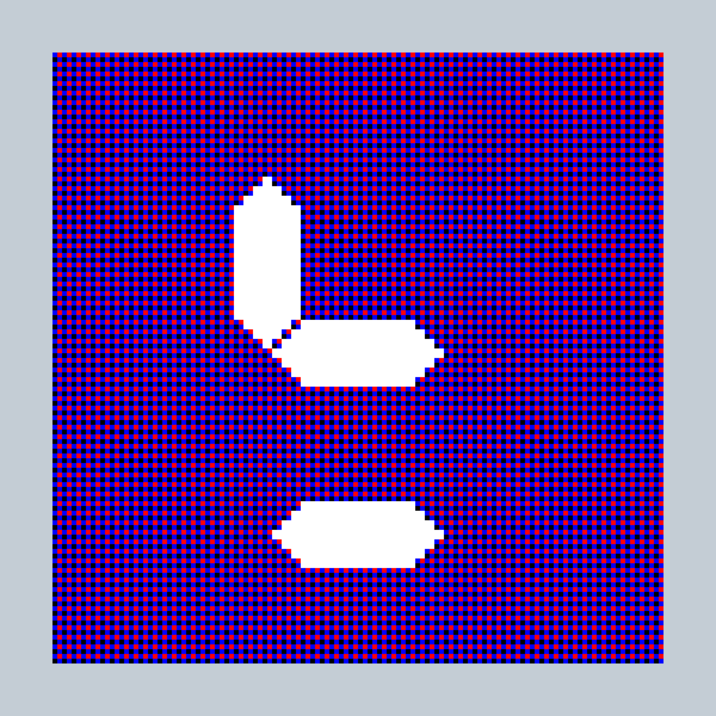 Art Blocks - Art Blocks v2 - 27-Bit Digital #882 - NFT # 21000882