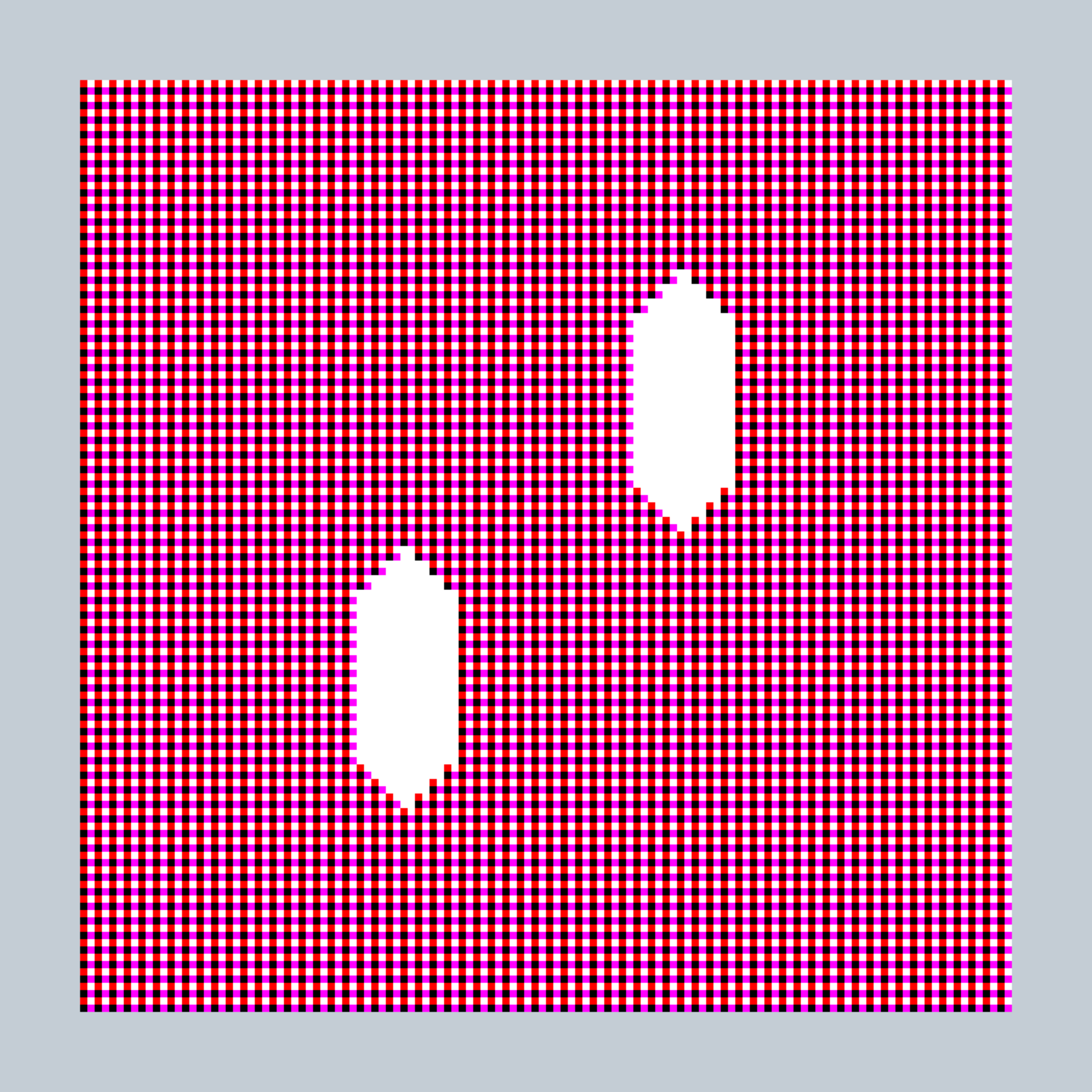 Art Blocks - Art Blocks v2 - 27-Bit Digital #883 - NFT # 21000883