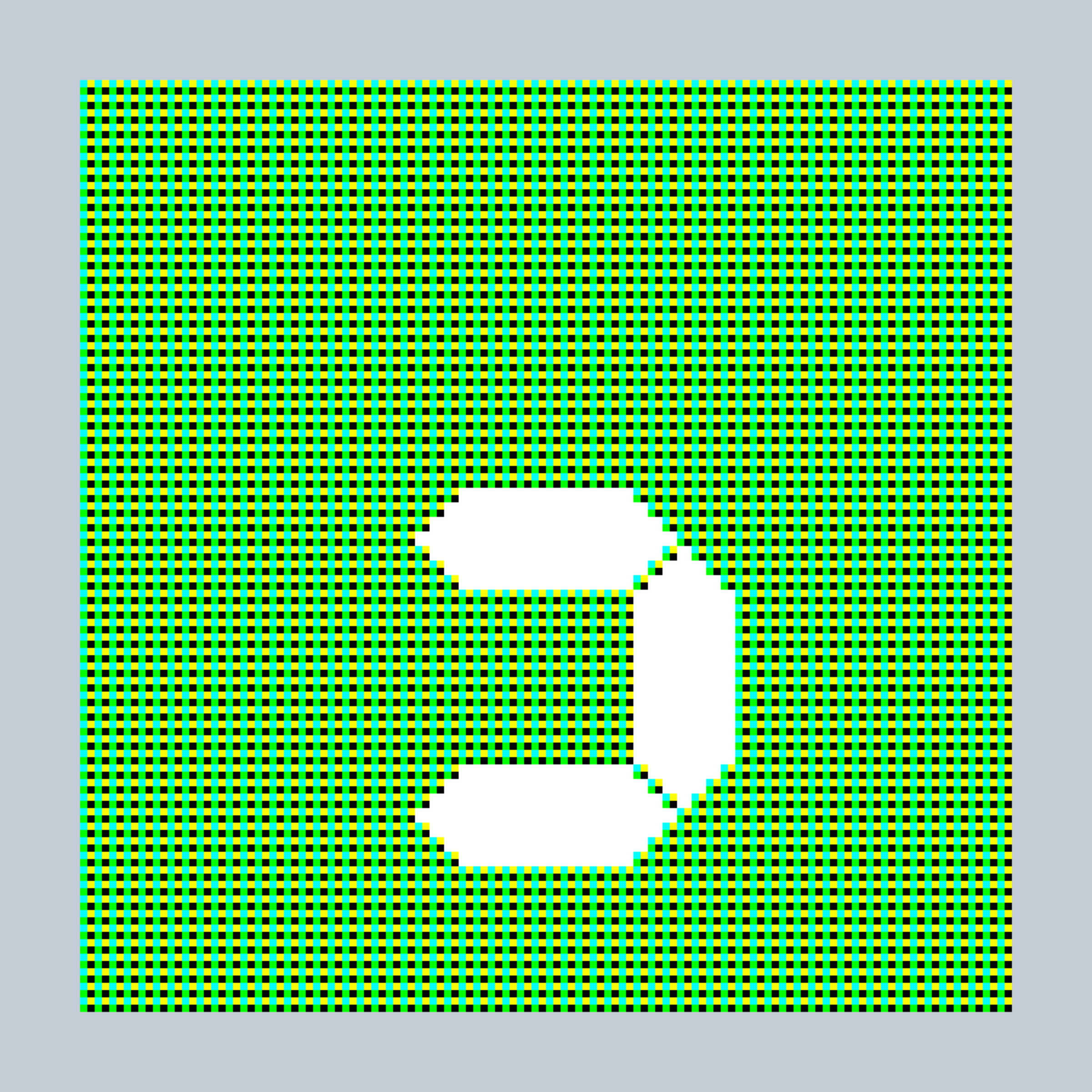 Art Blocks - Art Blocks v2 - 27-Bit Digital #895 - NFT # 21000895