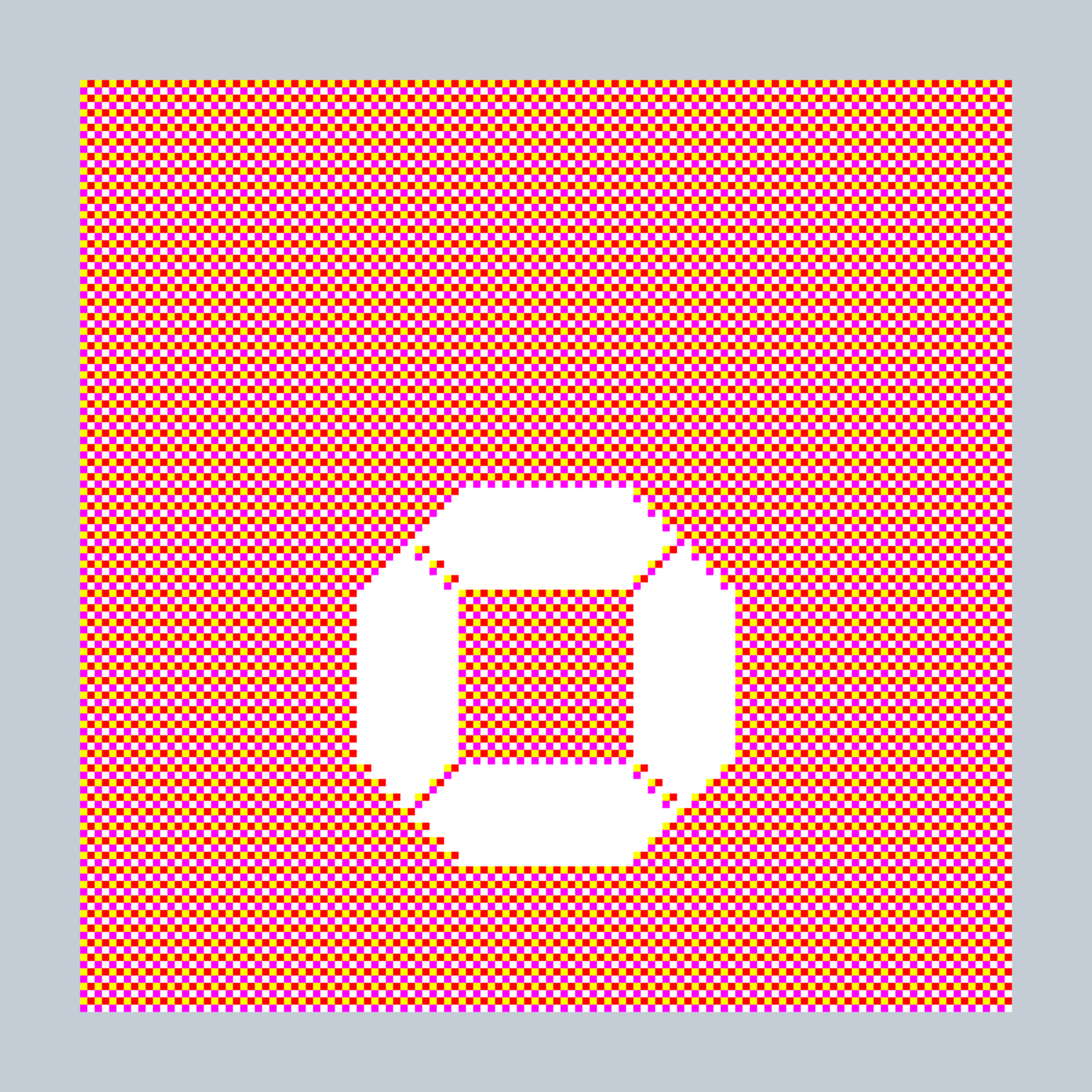 Art Blocks - Art Blocks v2 - 27-Bit Digital #896 - NFT # 21000896