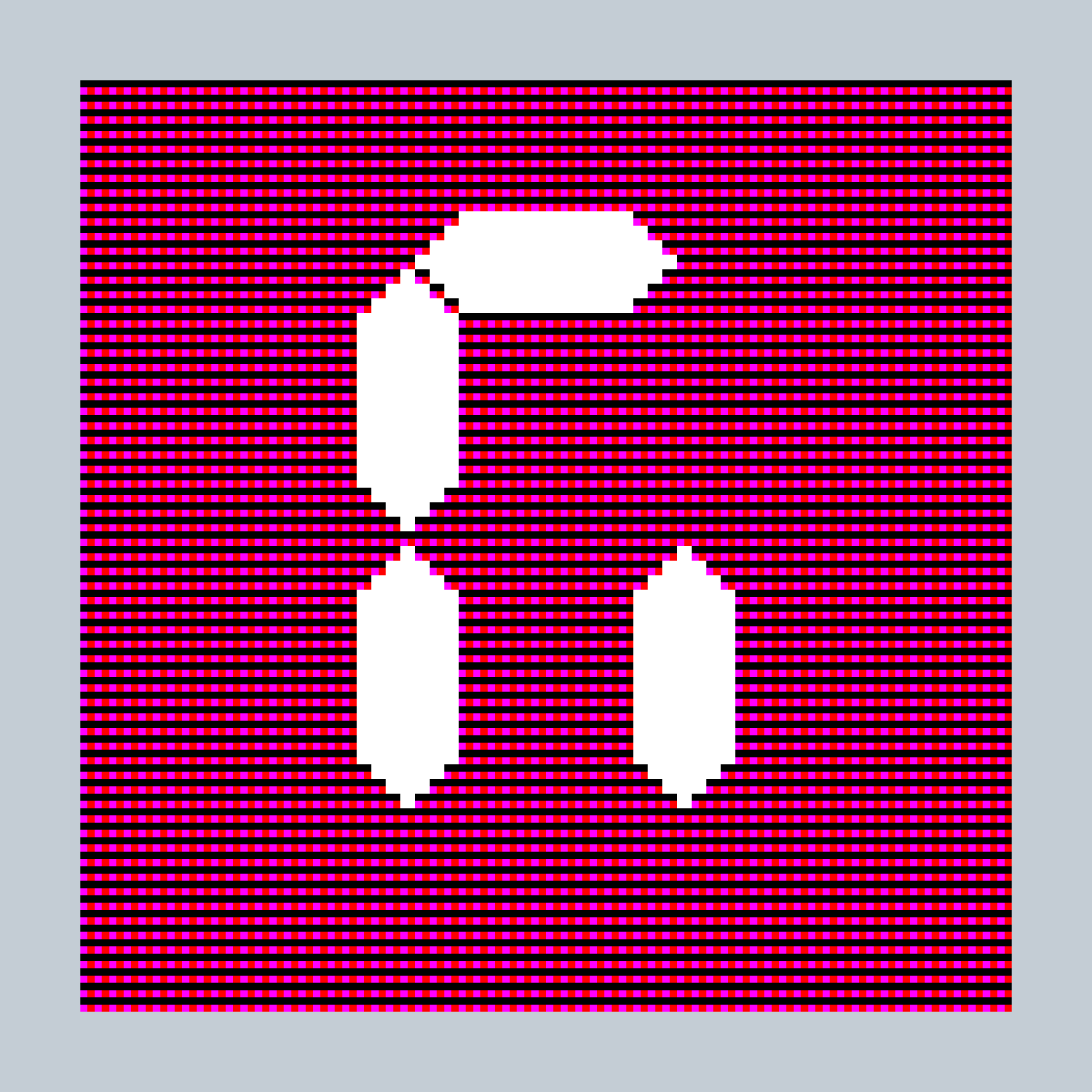 Art Blocks - Art Blocks v2 - 27-Bit Digital #901 - NFT # 21000901