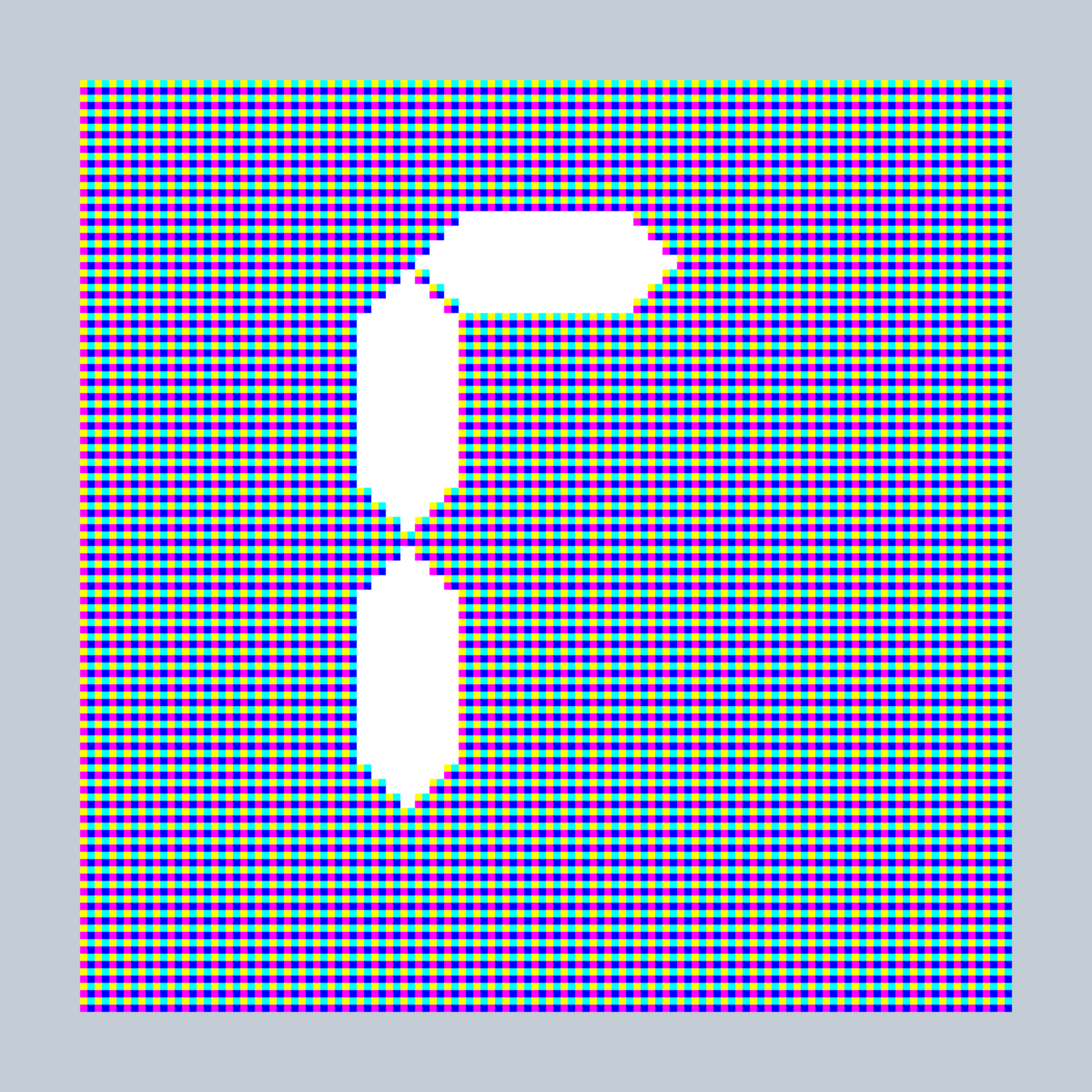 Art Blocks - Art Blocks v2 - 27-Bit Digital #905 - NFT # 21000905