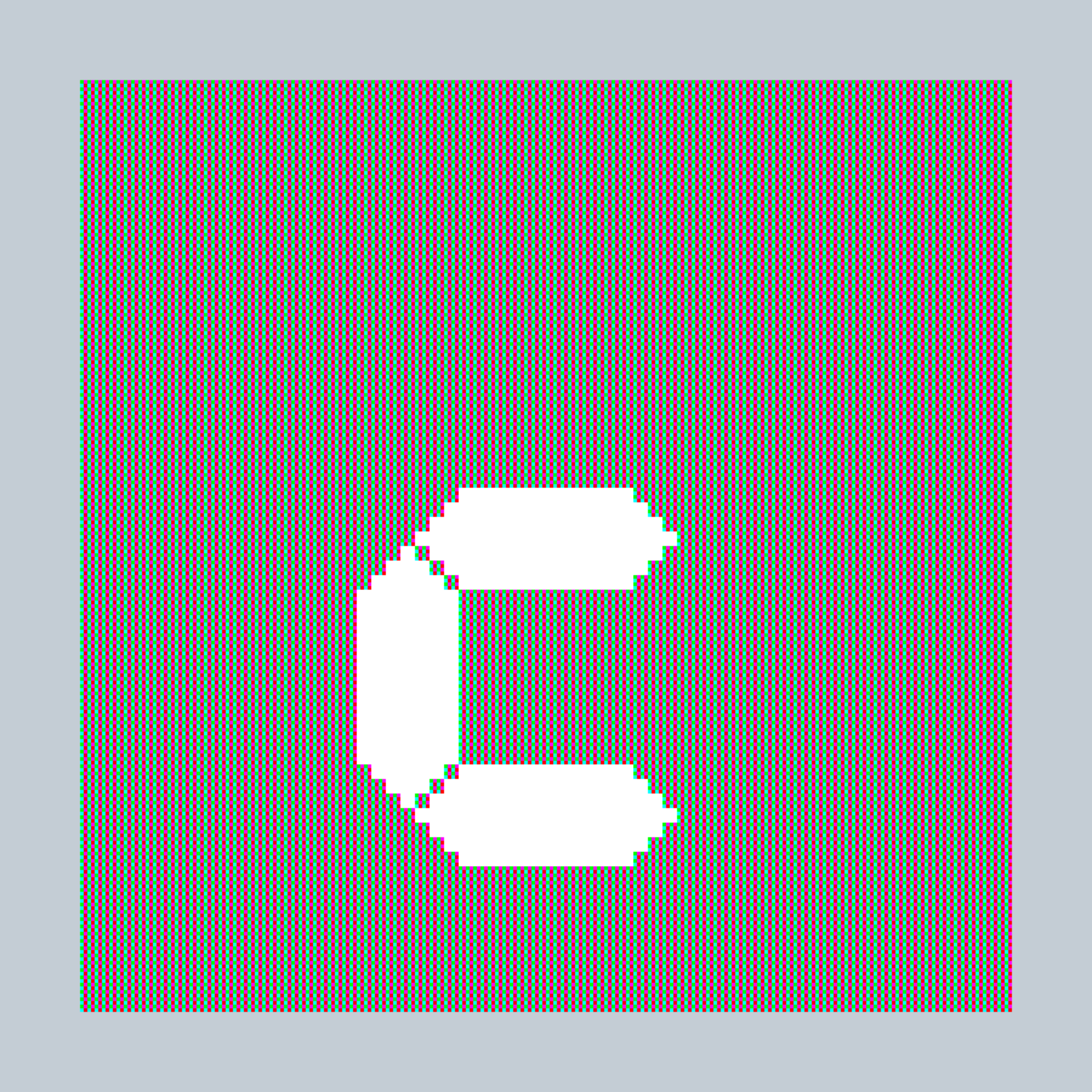 Art Blocks - Art Blocks v2 - 27-Bit Digital #906 - NFT # 21000906