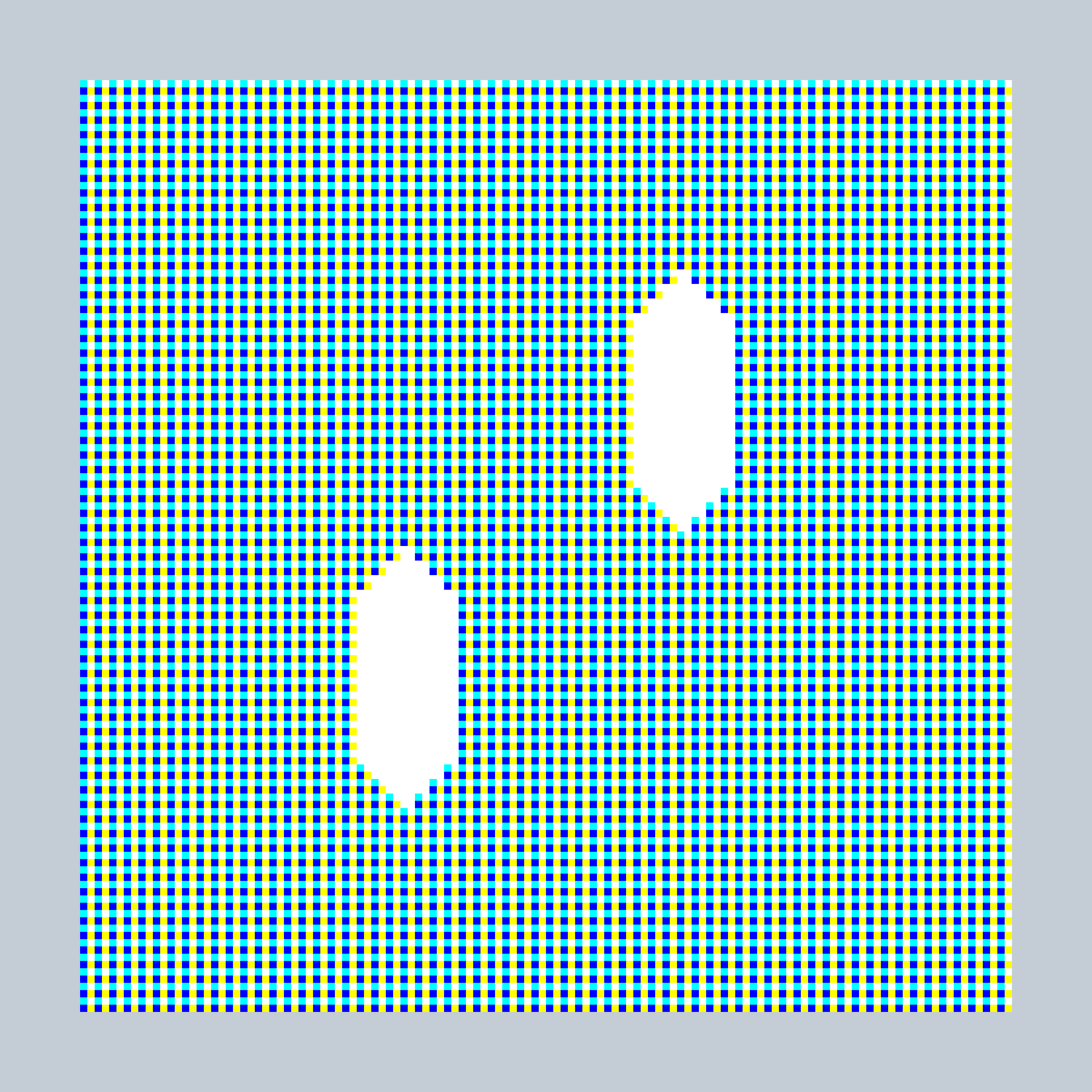 Art Blocks - Art Blocks v2 - 27-Bit Digital #909 - NFT # 21000909