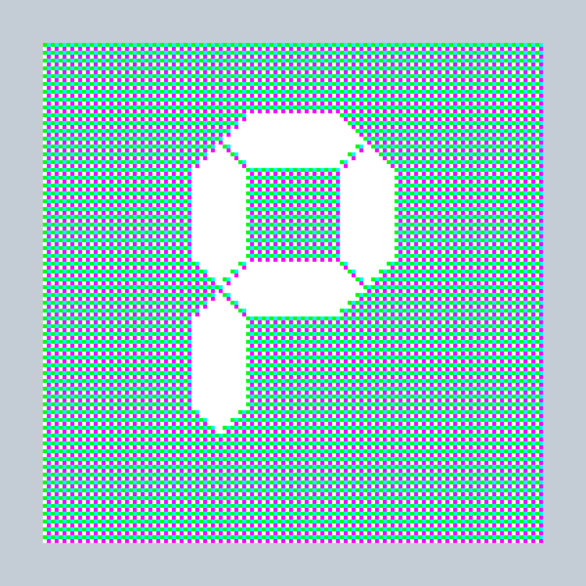 Art Blocks - Art Blocks v2 - 27-Bit Digital #916 - NFT # 21000916