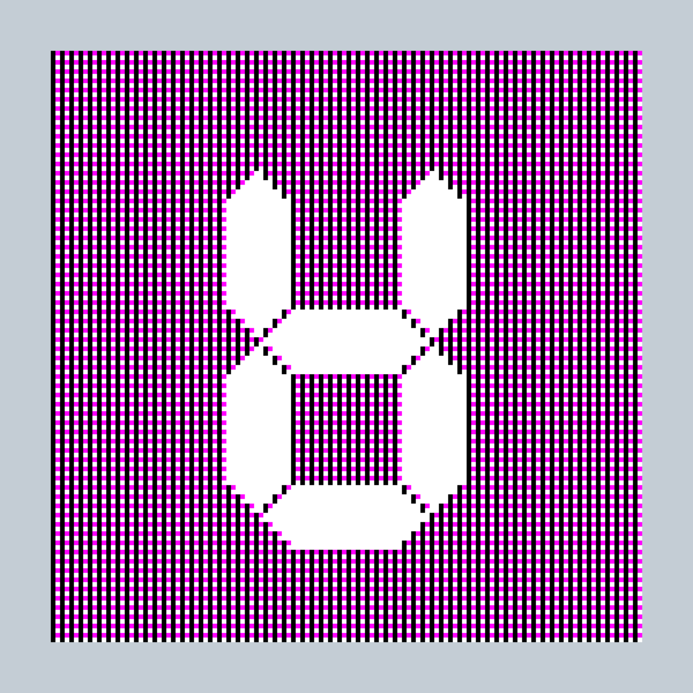 Art Blocks - Art Blocks v2 - 27-Bit Digital #919 - NFT # 21000919