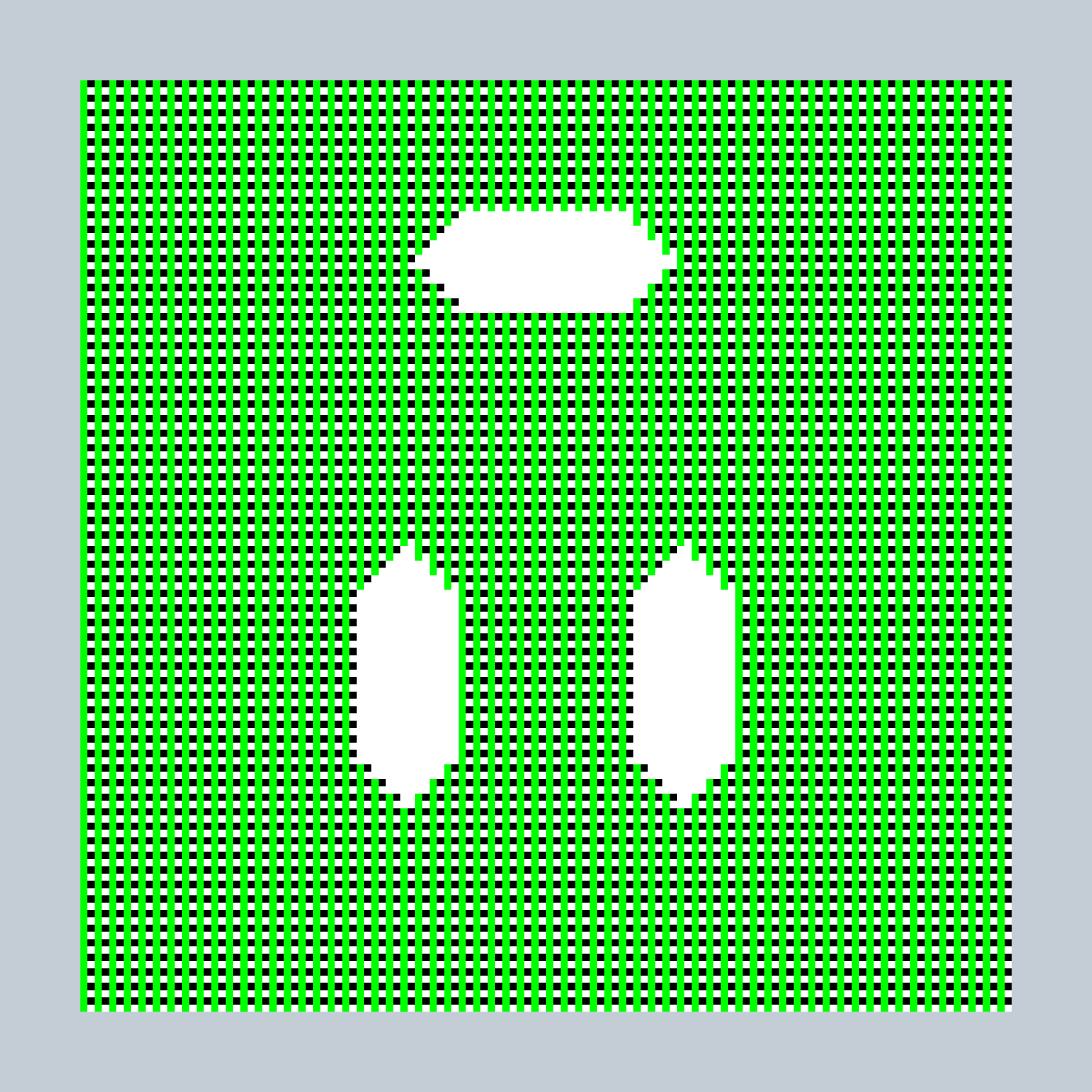 Art Blocks - Art Blocks v2 - 27-Bit Digital #922 - NFT # 21000922