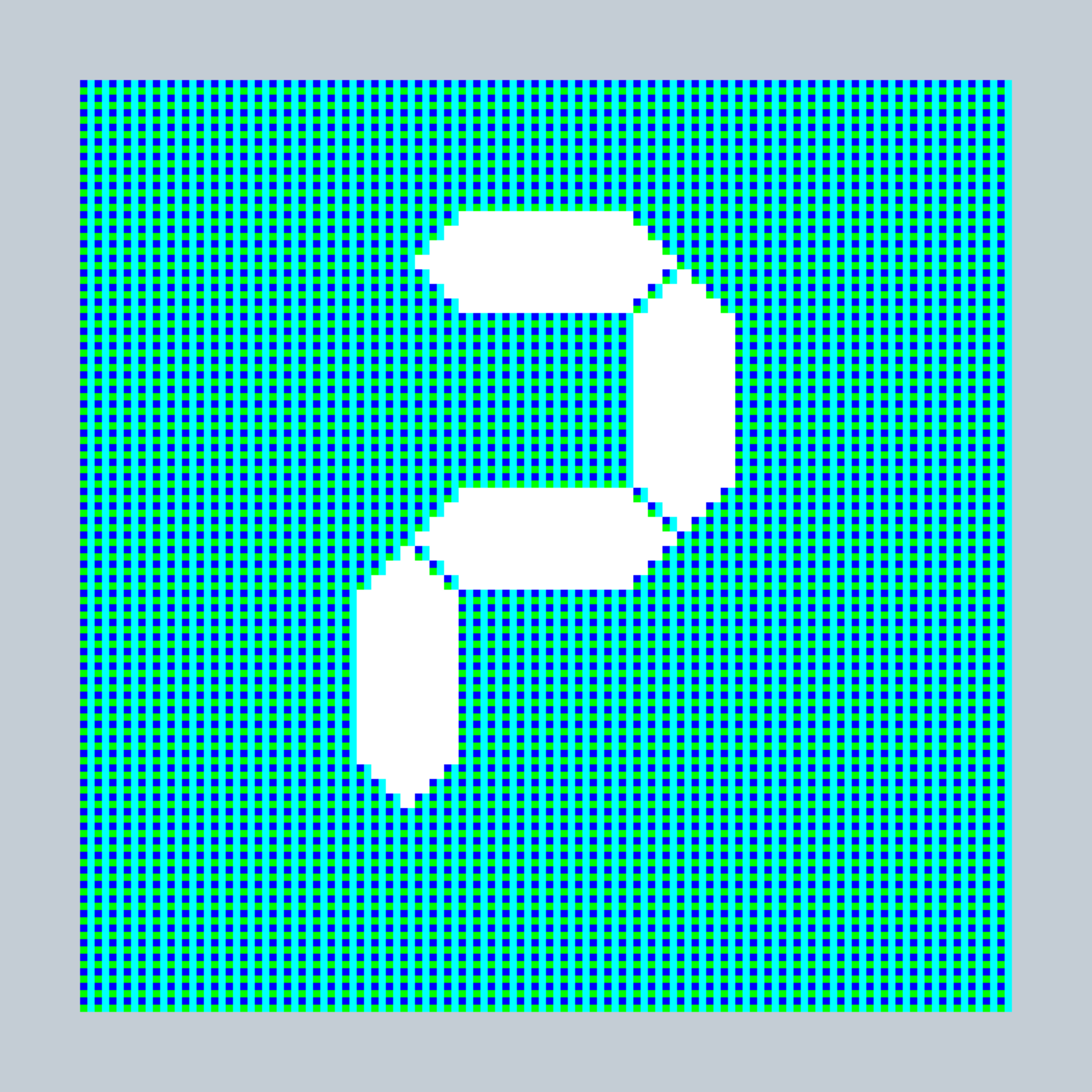 Art Blocks - Art Blocks v2 - 27-Bit Digital #925 - NFT # 21000925