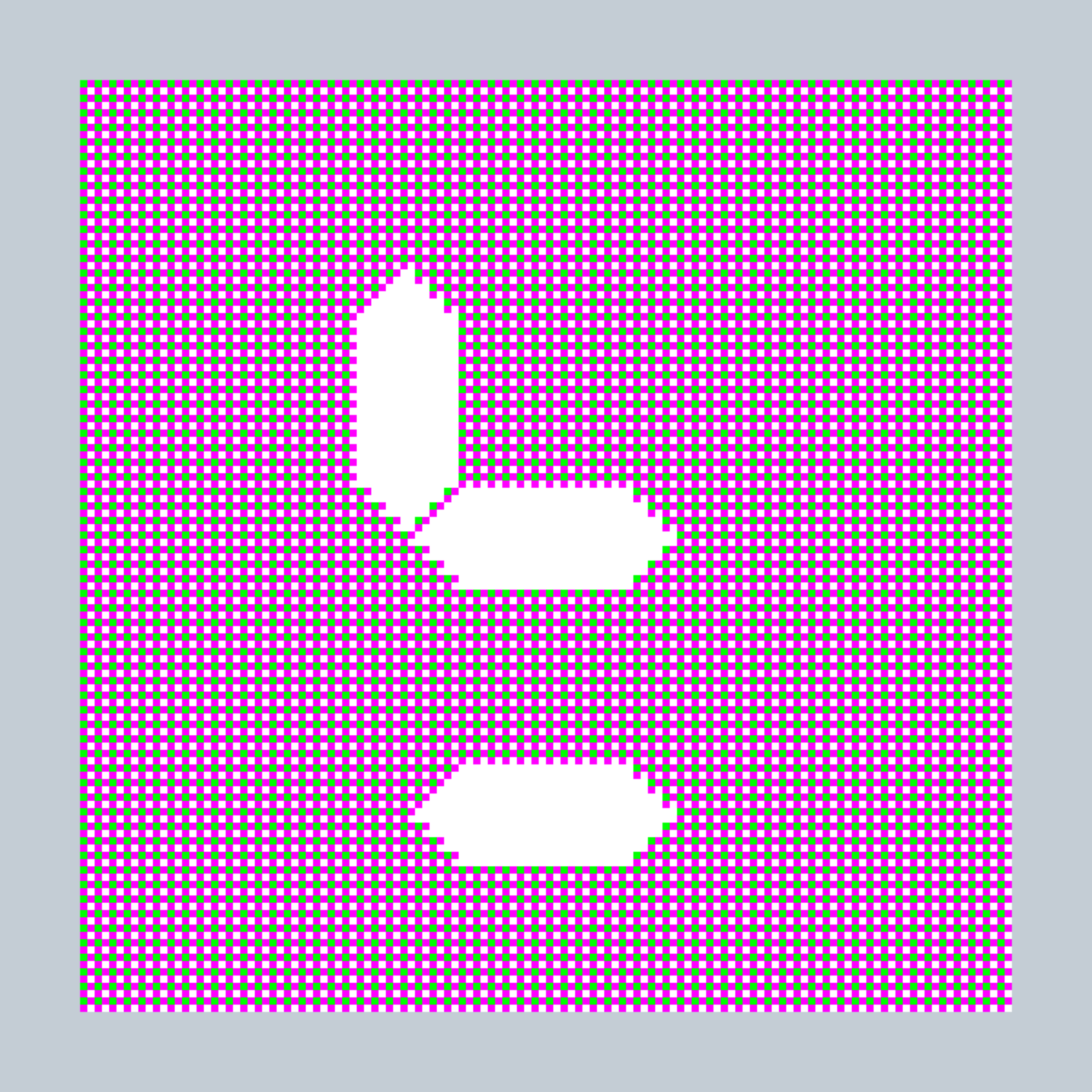 Art Blocks - Art Blocks v2 - 27-Bit Digital #931 - NFT # 21000931