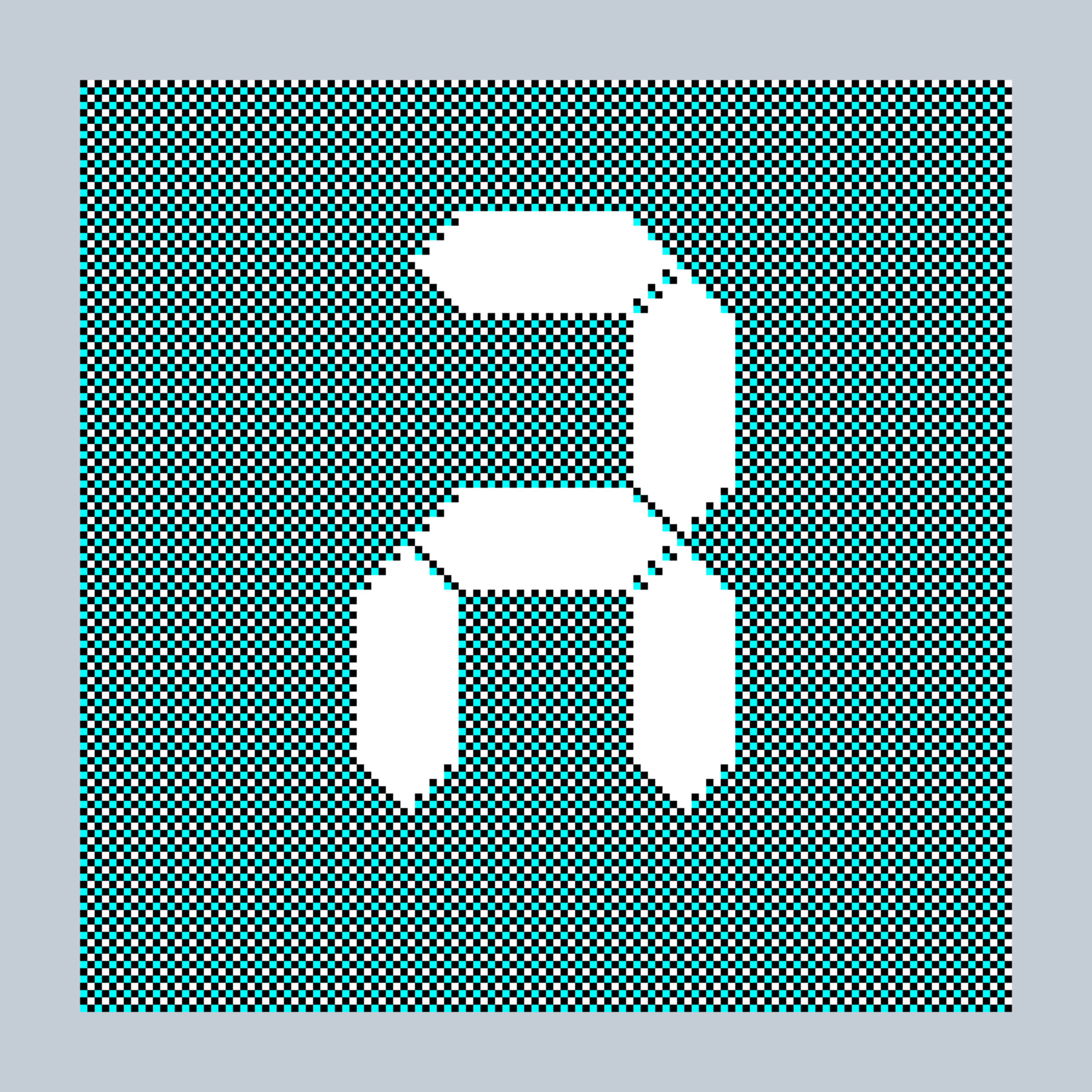 Art Blocks - Art Blocks v2 - 27-Bit Digital #932 - NFT # 21000932