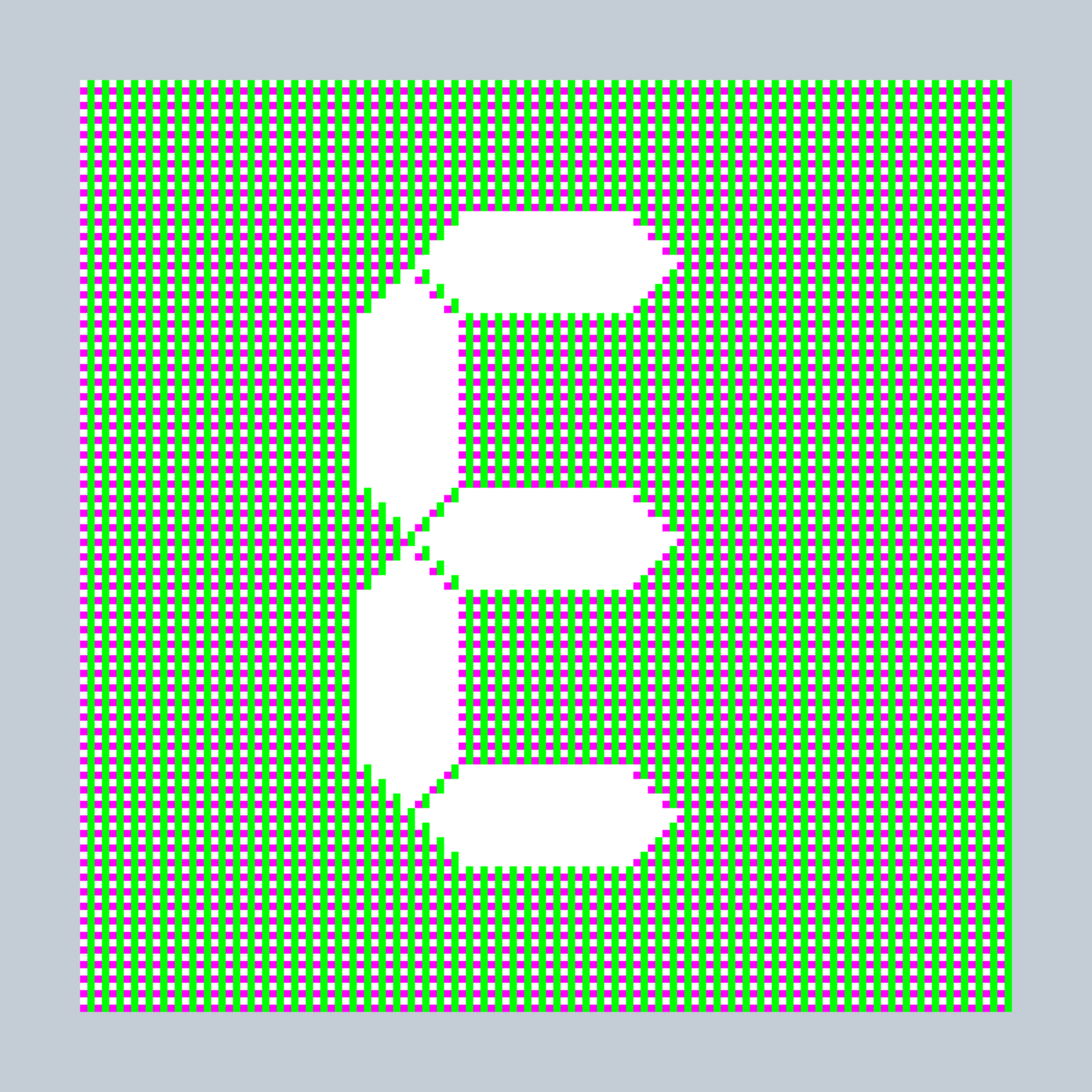 Art Blocks - Art Blocks v2 - 27-Bit Digital #941 - NFT # 21000941