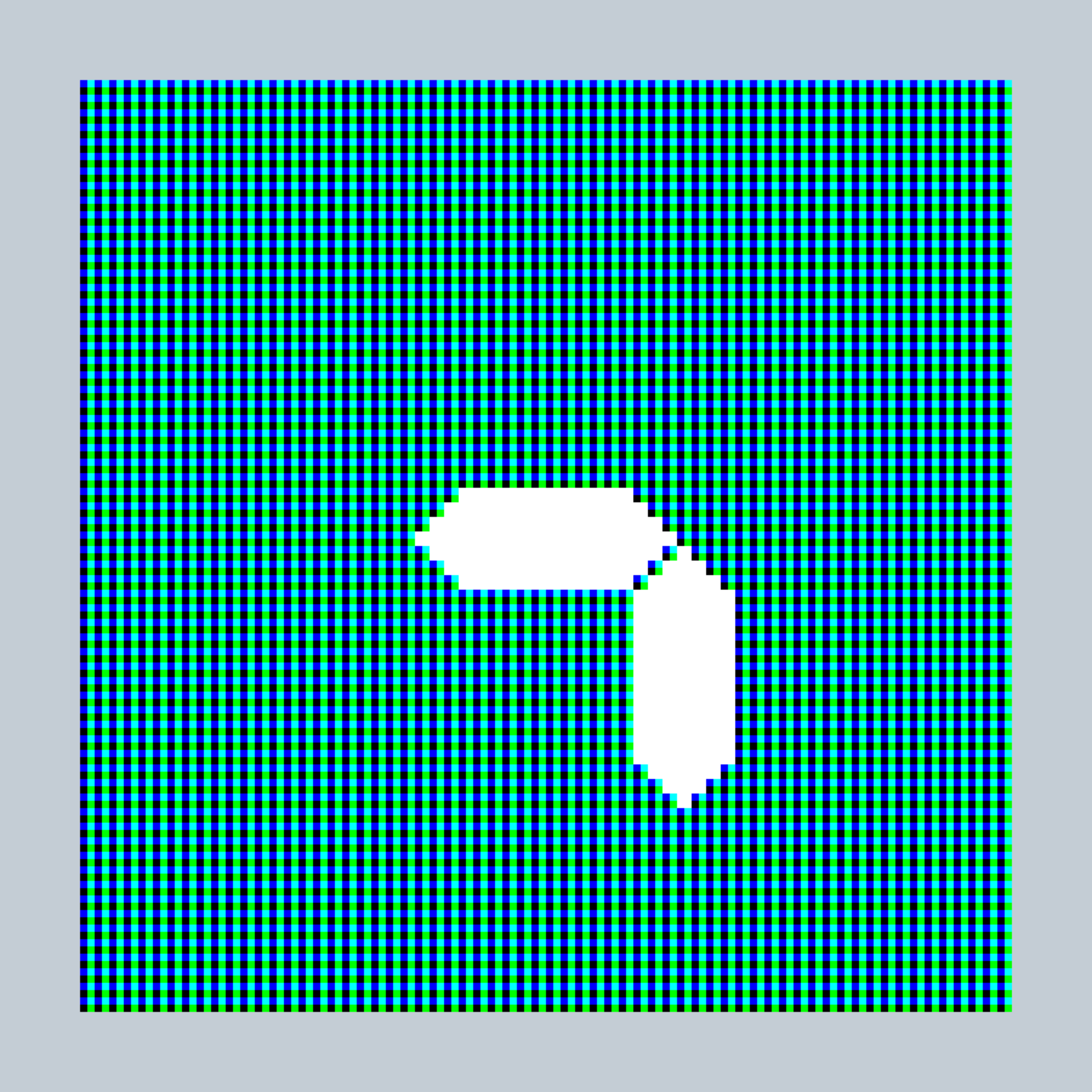 Art Blocks - Art Blocks v2 - 27-Bit Digital #942 - NFT # 21000942