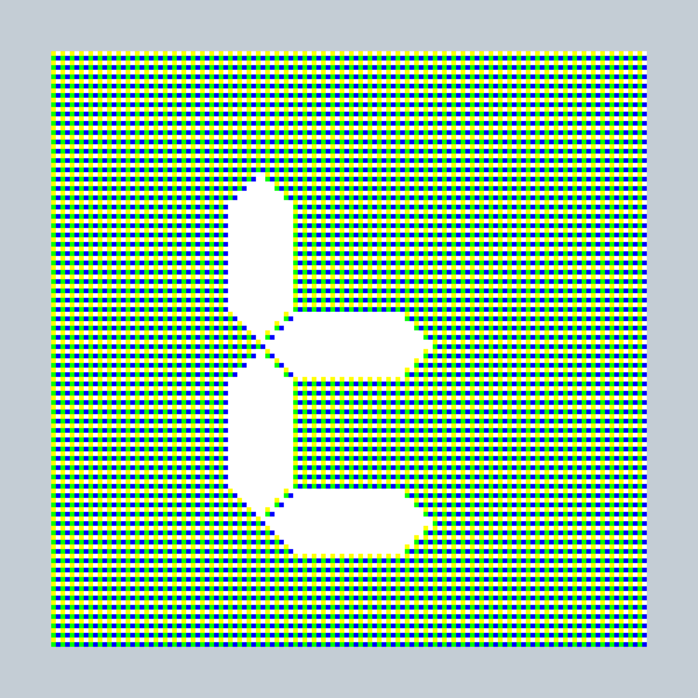 Art Blocks - Art Blocks v2 - 27-Bit Digital #953 - NFT # 21000953