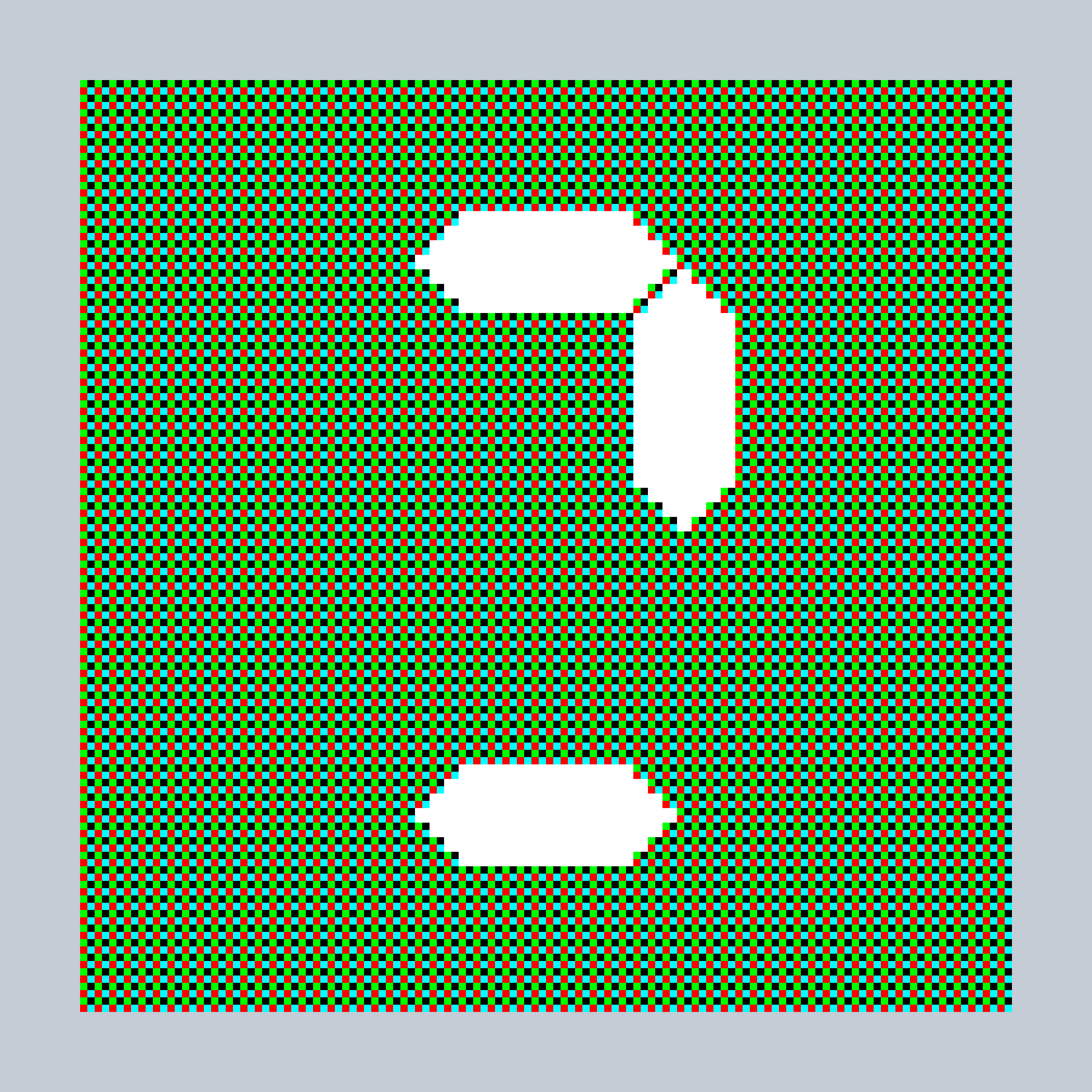 Art Blocks - Art Blocks v2 - 27-Bit Digital #954 - NFT # 21000954