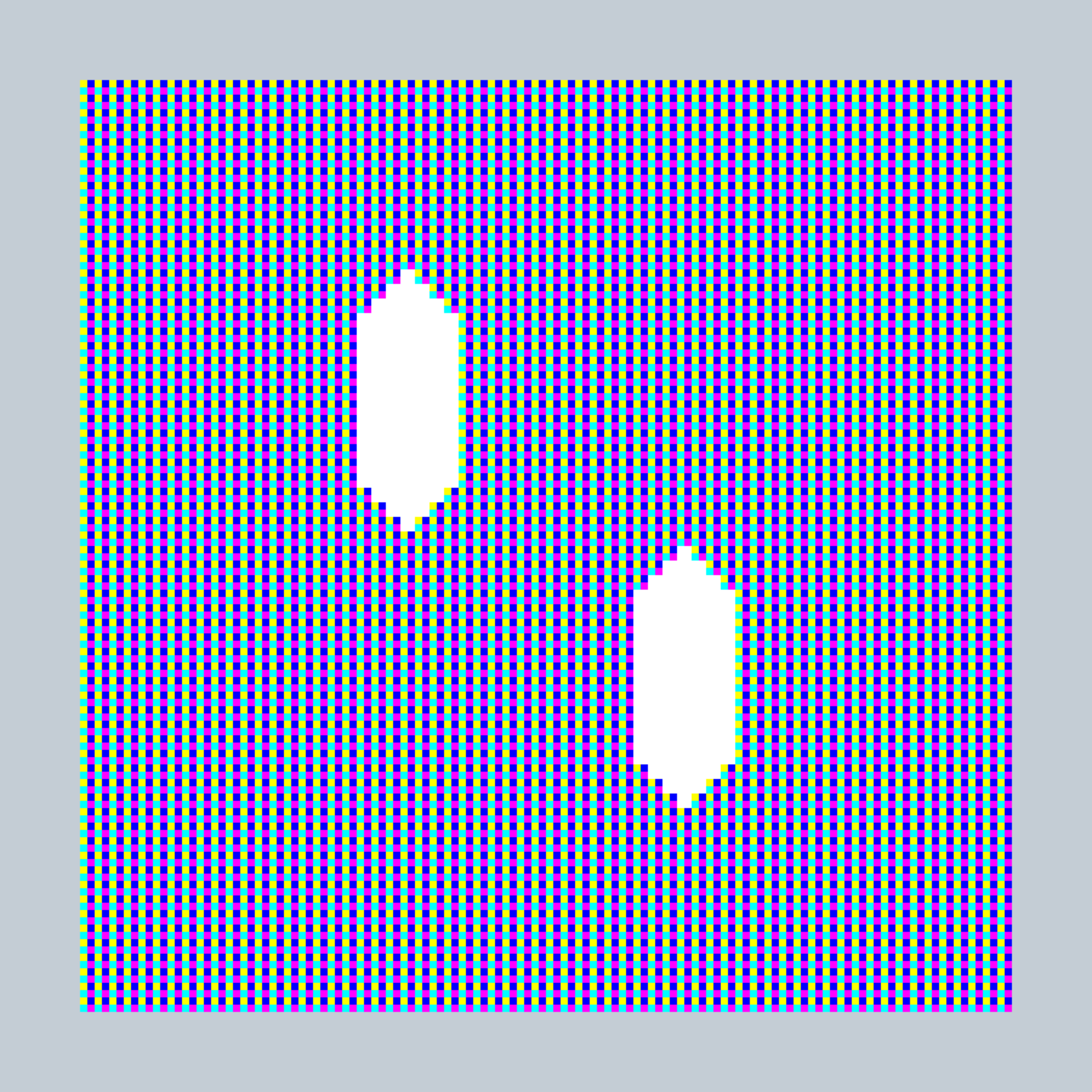 Art Blocks - Art Blocks v2 - 27-Bit Digital #968 - NFT # 21000968