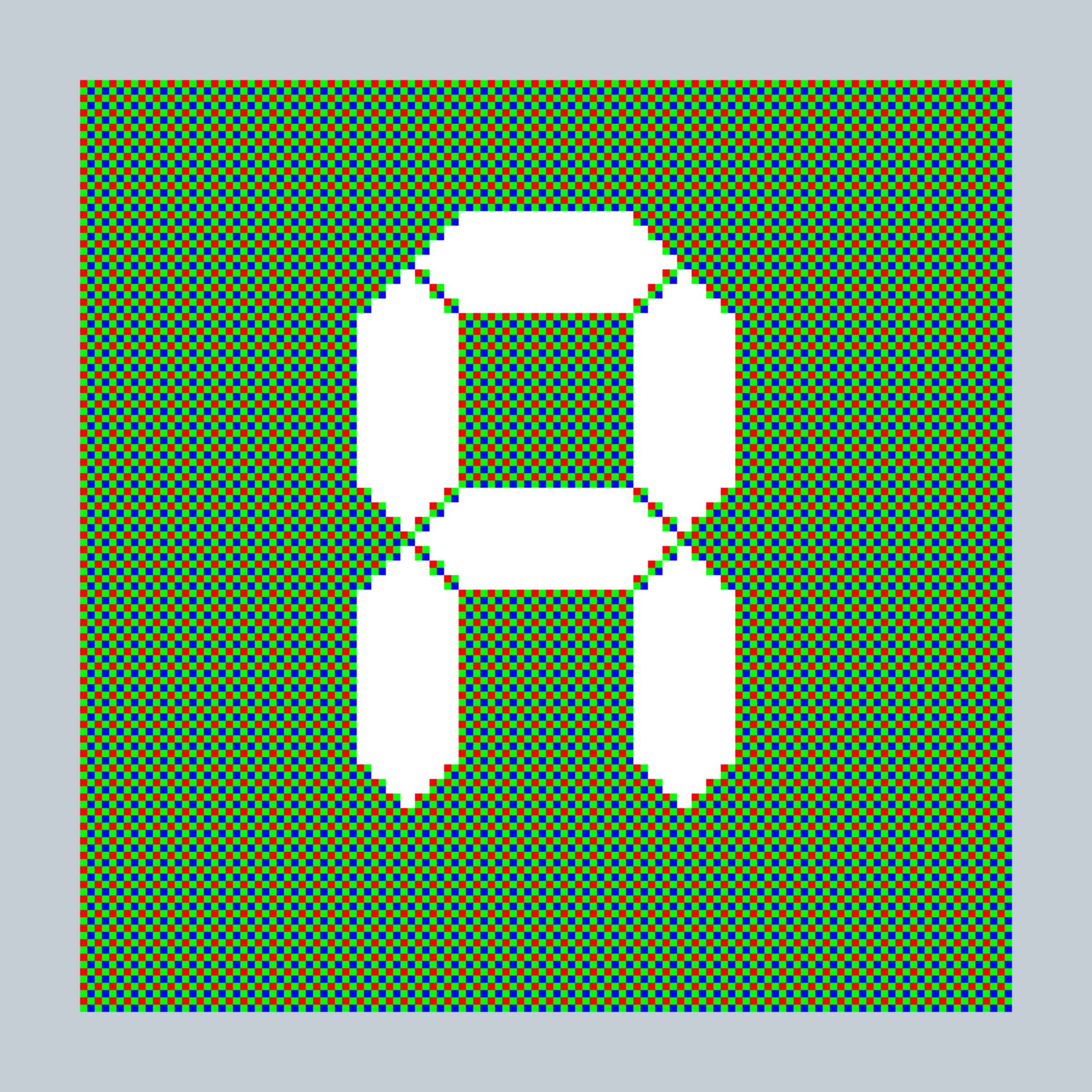 Art Blocks - Art Blocks v2 - 27-Bit Digital #974 - NFT # 21000974